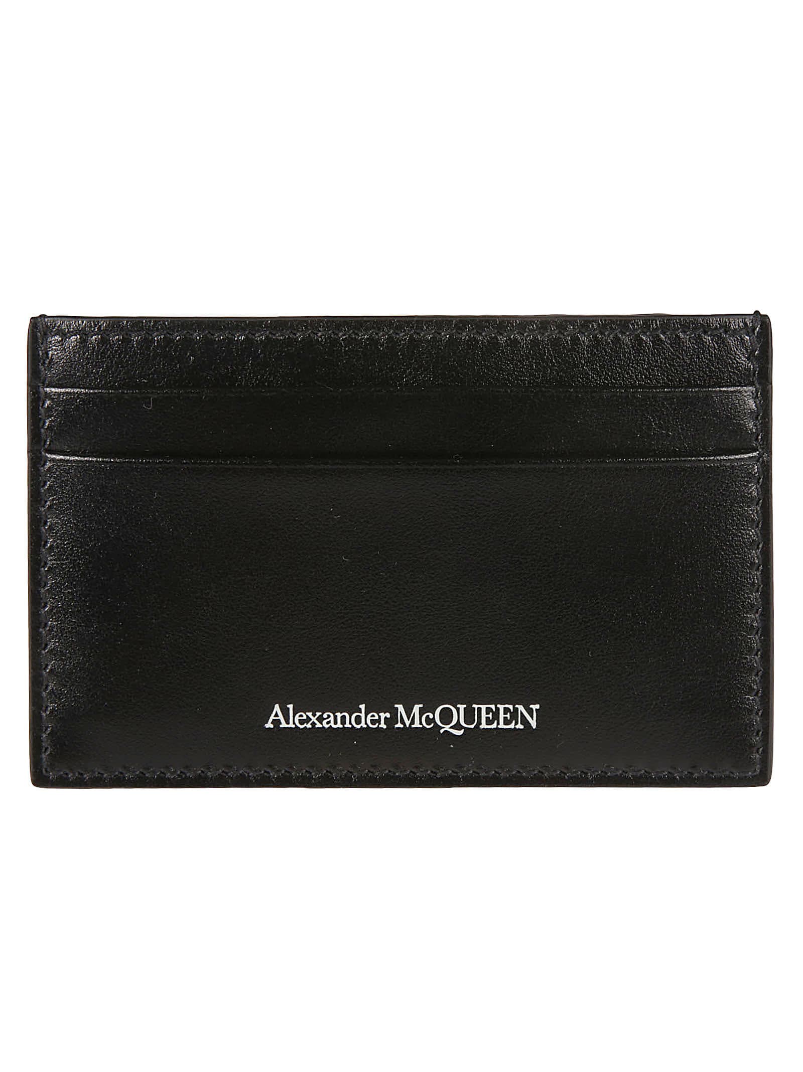 Alexander McQueen Logo Print Card Holder