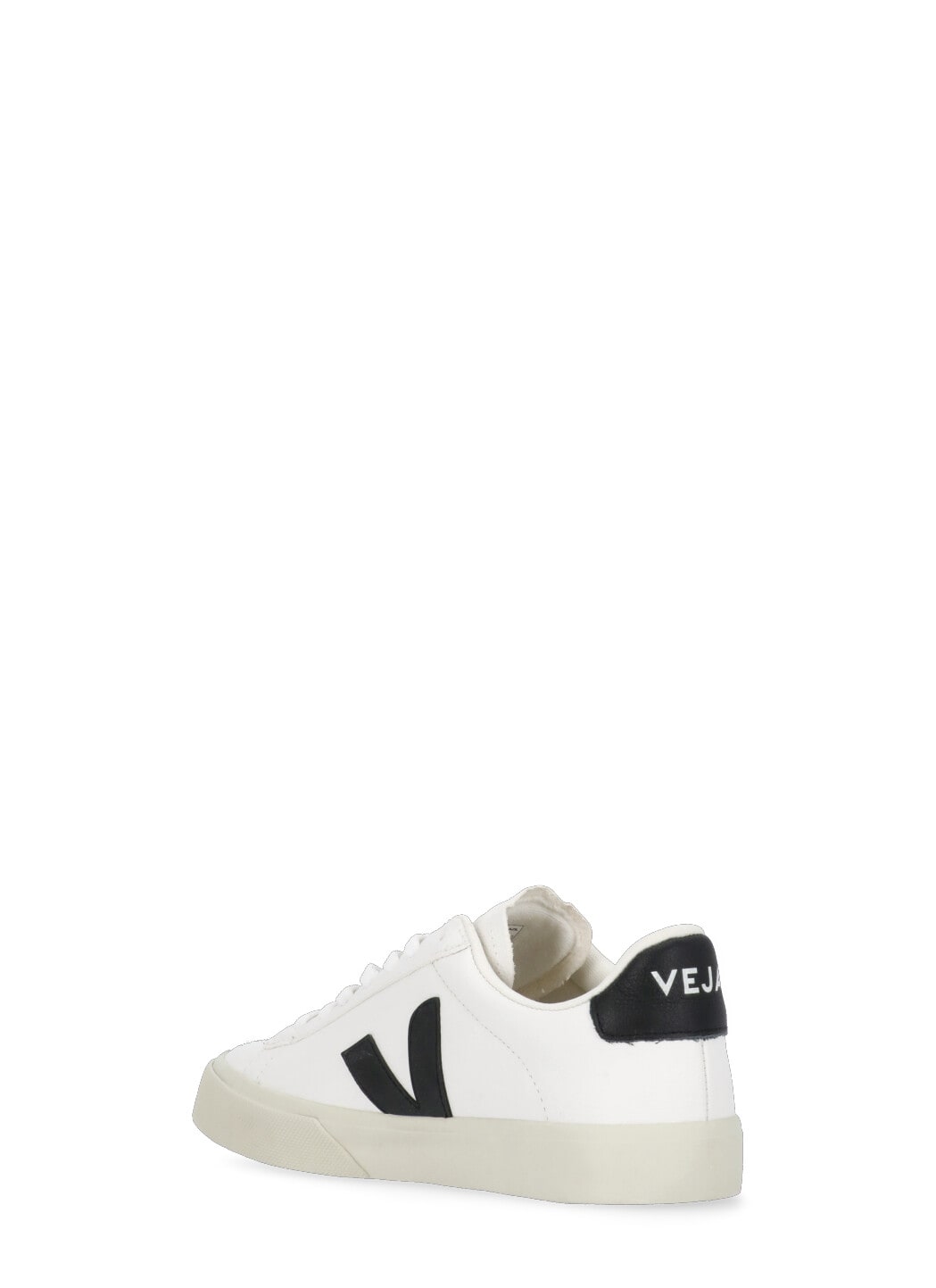 Veja Low Top Sneakers With Contrast Heel Tab In White