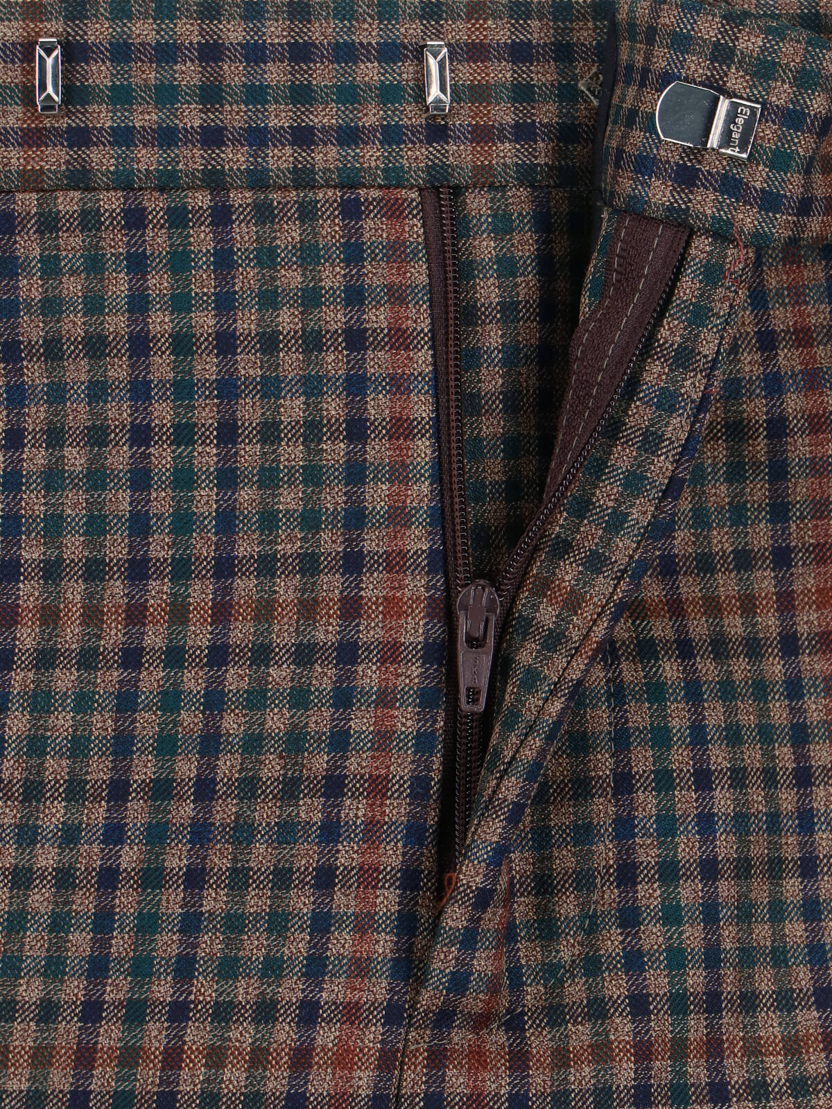 Paul Smith Tailored Checkered Trousers Featuring Pockets In Brown