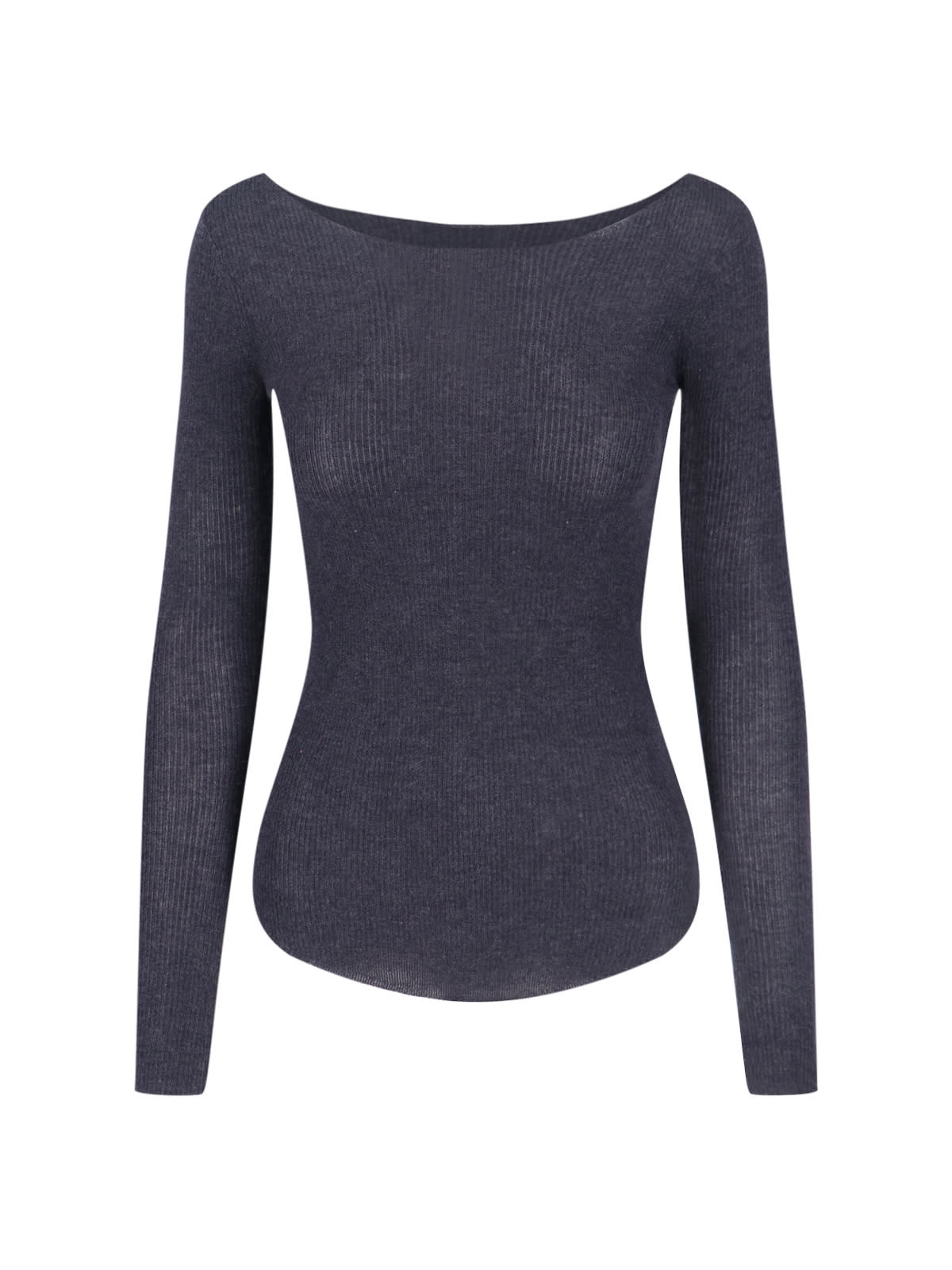 Isabel Marant Cashmere And Silk Blend Sweater In Gray