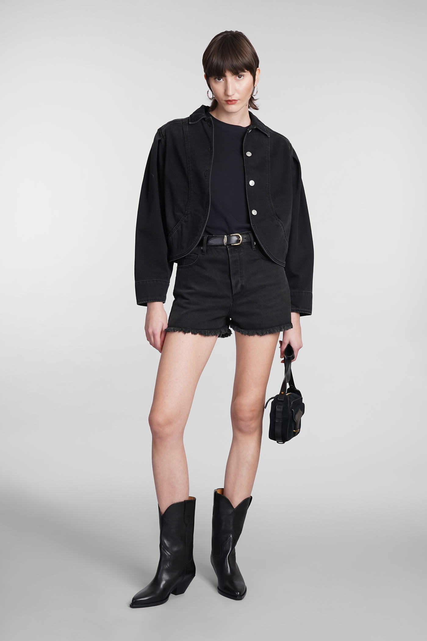 Isabel Marant Lesia Shorts In Black