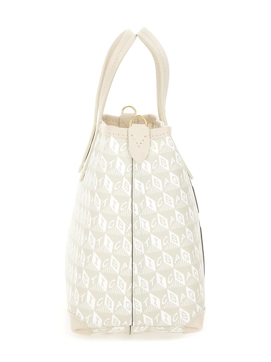 Anya Hindmarch Xs Tote Bag With I Am A Plastic Bag Pattern In Neutral