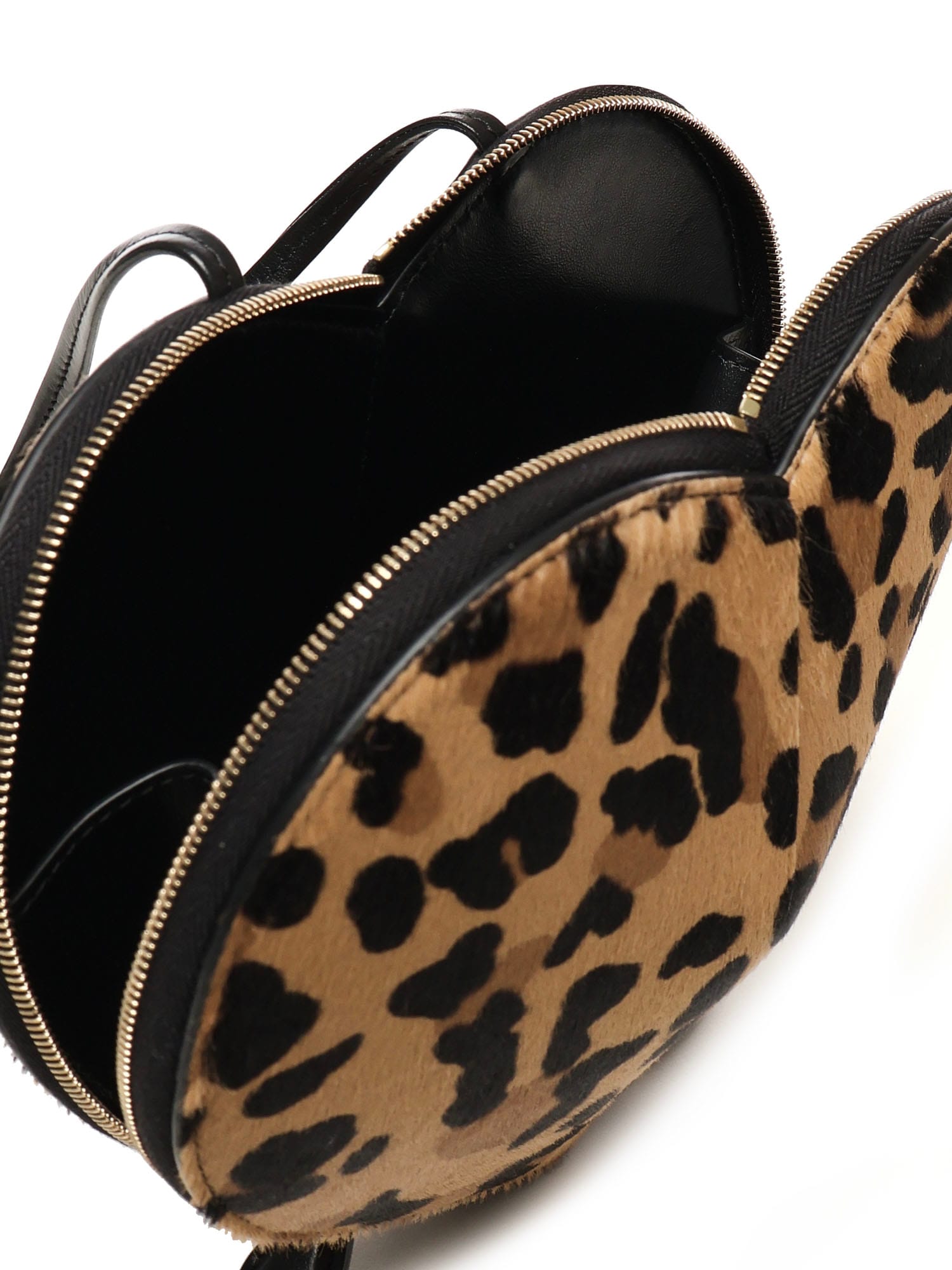 Alaïa Alaia Women Le Coeur Leopard Haircalf Shoulder Bag In Multi