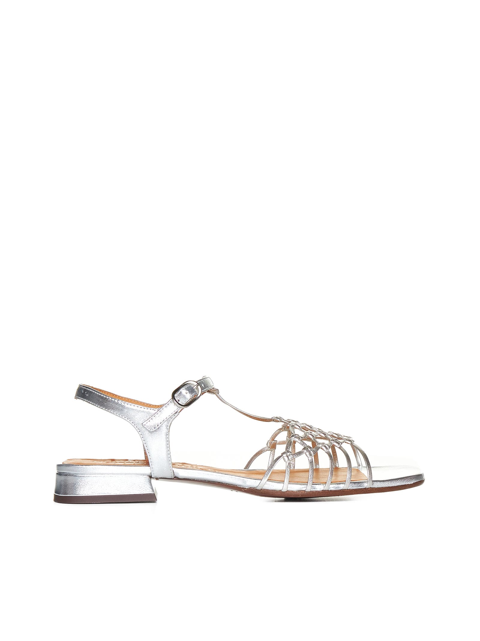Shop Chie Mihara Sandals In Citroen Silver