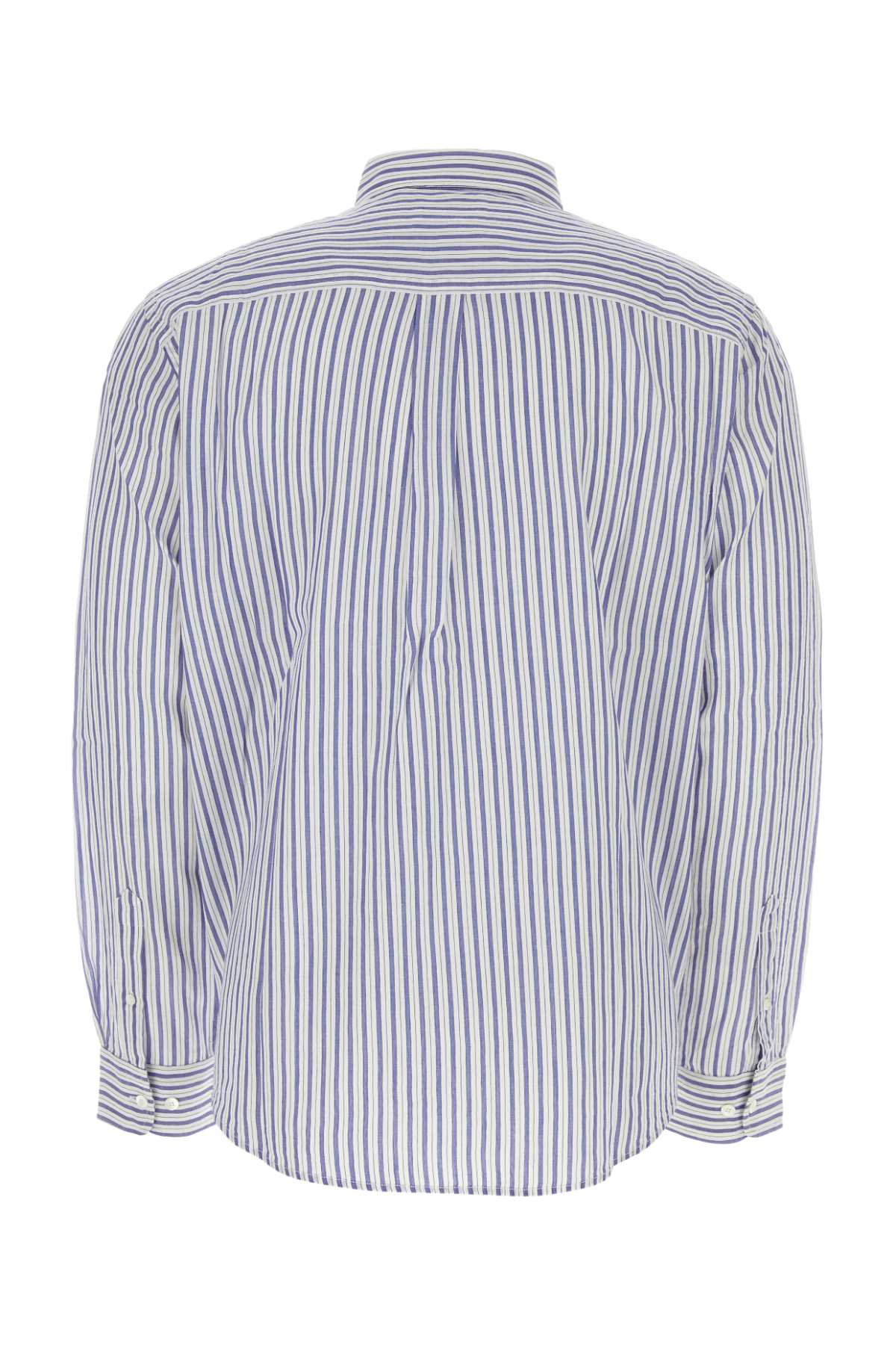 Isabel Marant Embroidered Cotton Jasolo Shirt In Azure