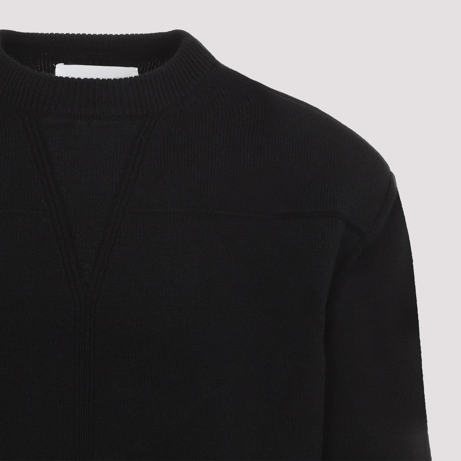 Shop Jil Sander Wool-blend Pullover In Black