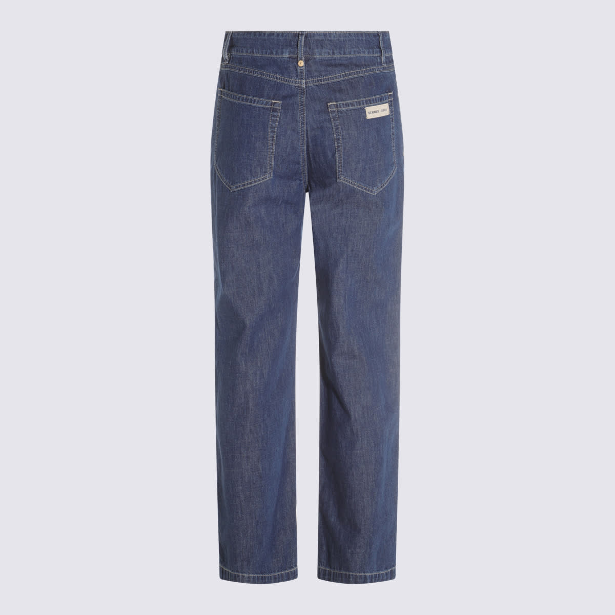 'S MAX MARA BLUE COTTON POLLY JEANS