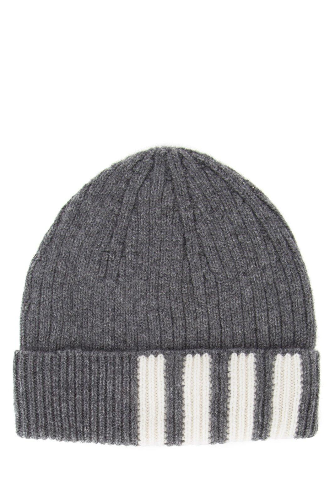 4-bar Knitted Beanie