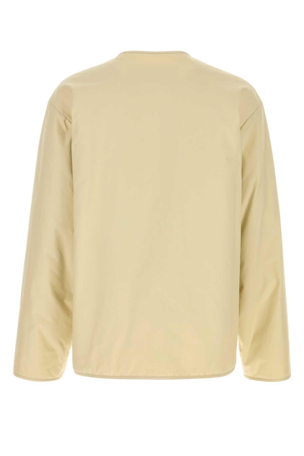 Jil Sander Cream Cotton Padded Jacket In Neutral