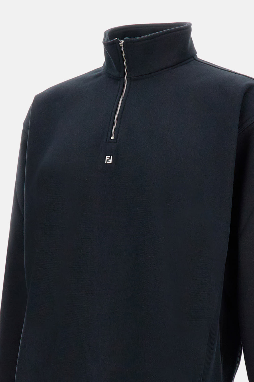 Fendi Half-zip Sweatshirt In Blue