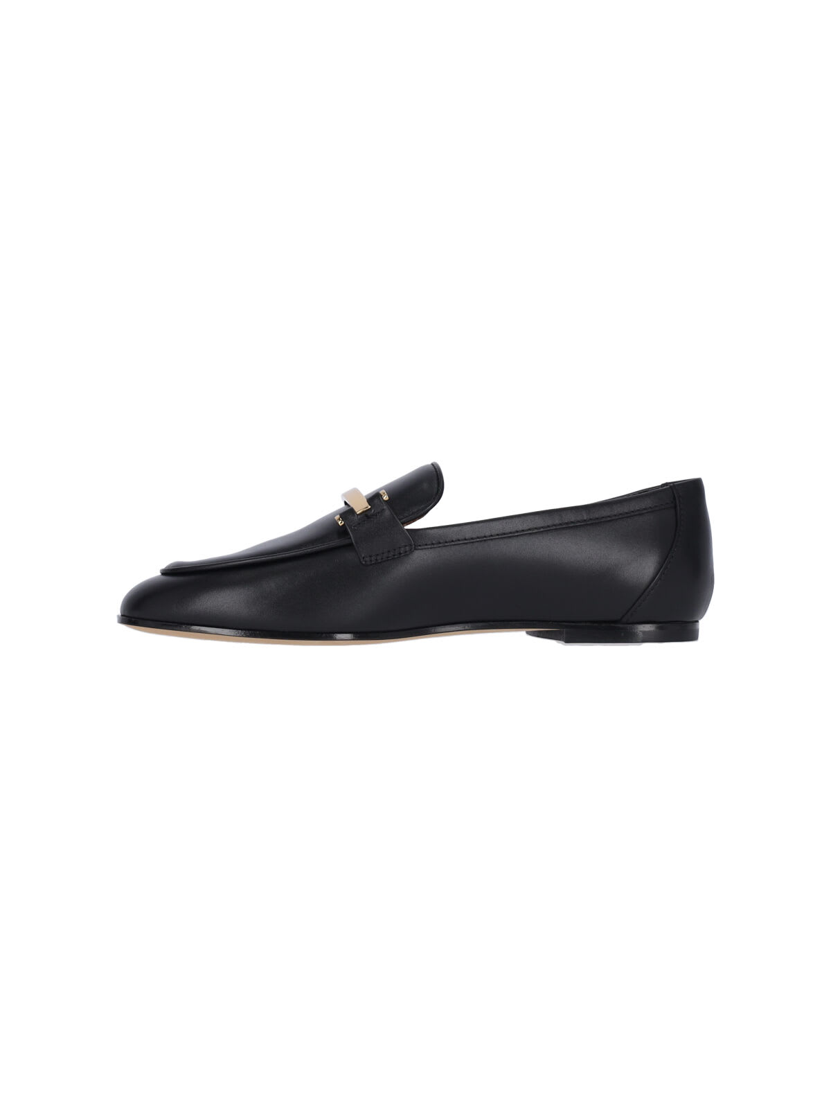 Tod's Leather Loafer In Black