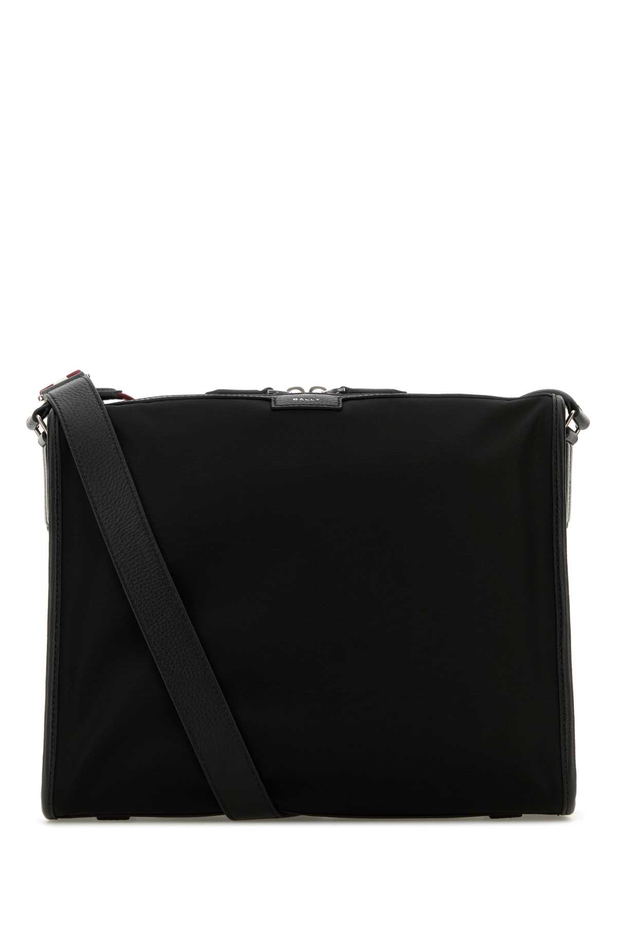 Black Nylon Code Crossbody Bag