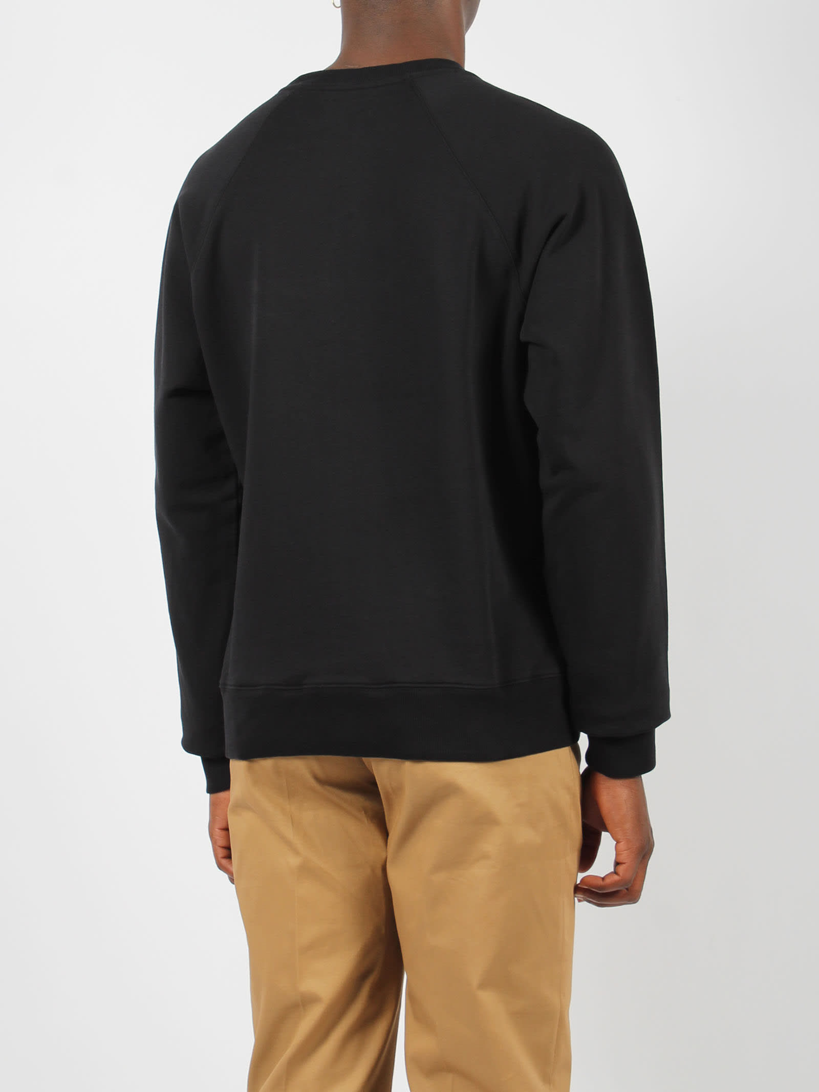 Shop Maison Kitsuné Bold Fox Head Patch Oversize Sweatshirt In Black
