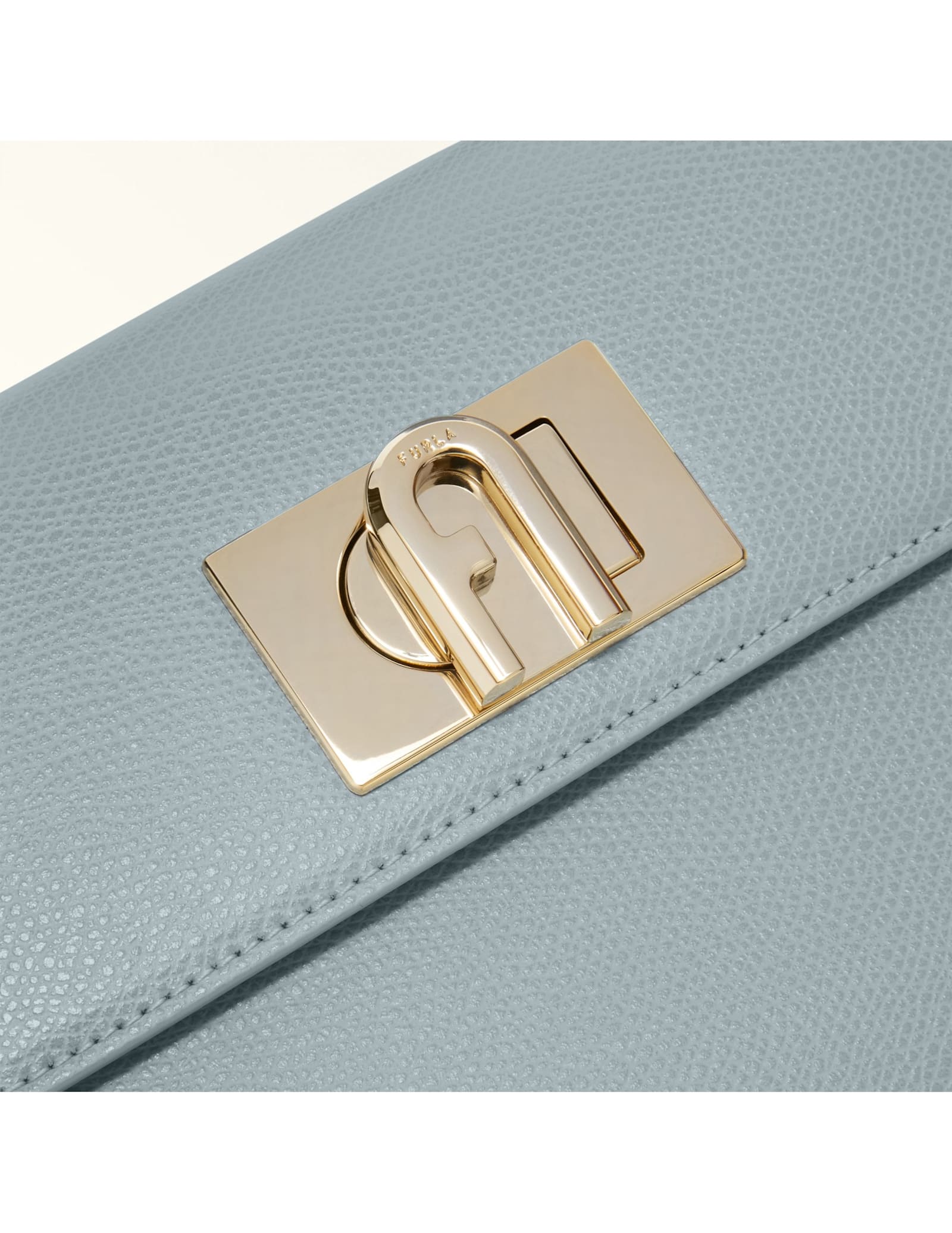 Furla 1927 Mini Top Handle In Leather Color Cloud In Nuvola