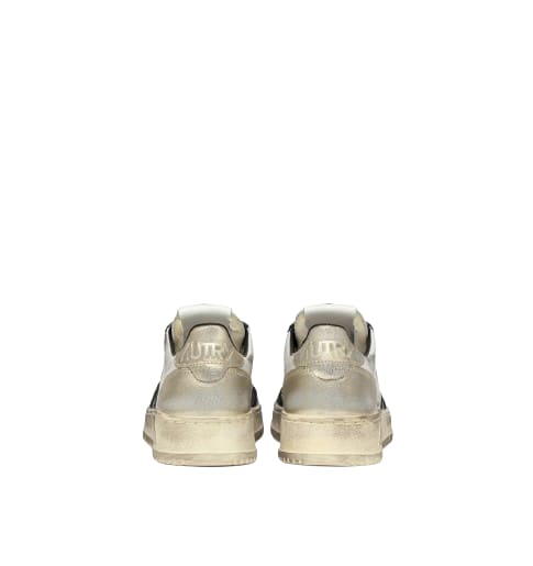 Shop Autry Sup Vintage Lowsneakers In Bianco