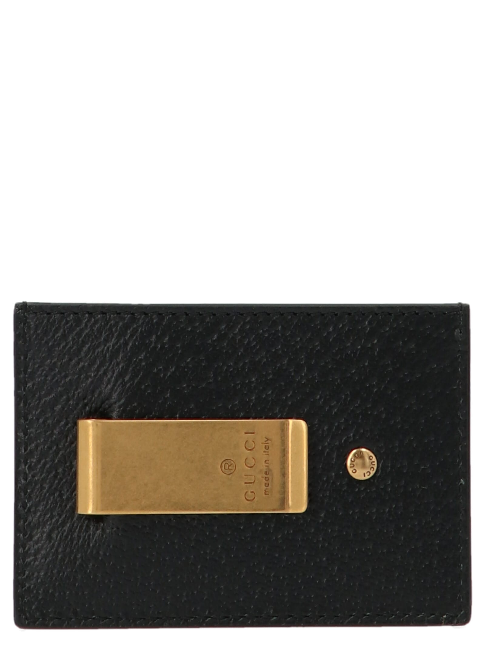 Shop Gucci Gg Marmont Card Holder Wallet In Black