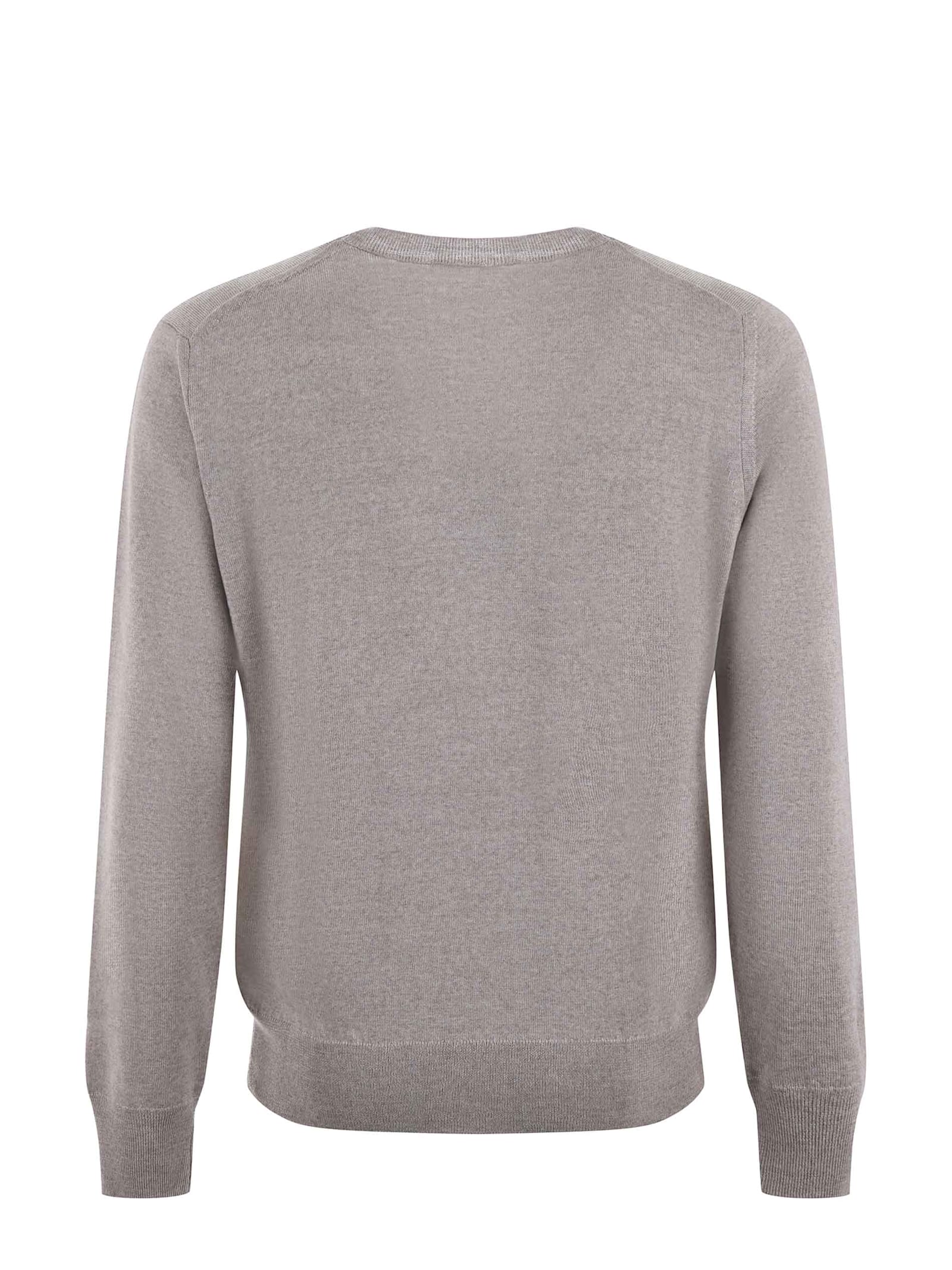 Shop Etro Sweater In Beige Melange