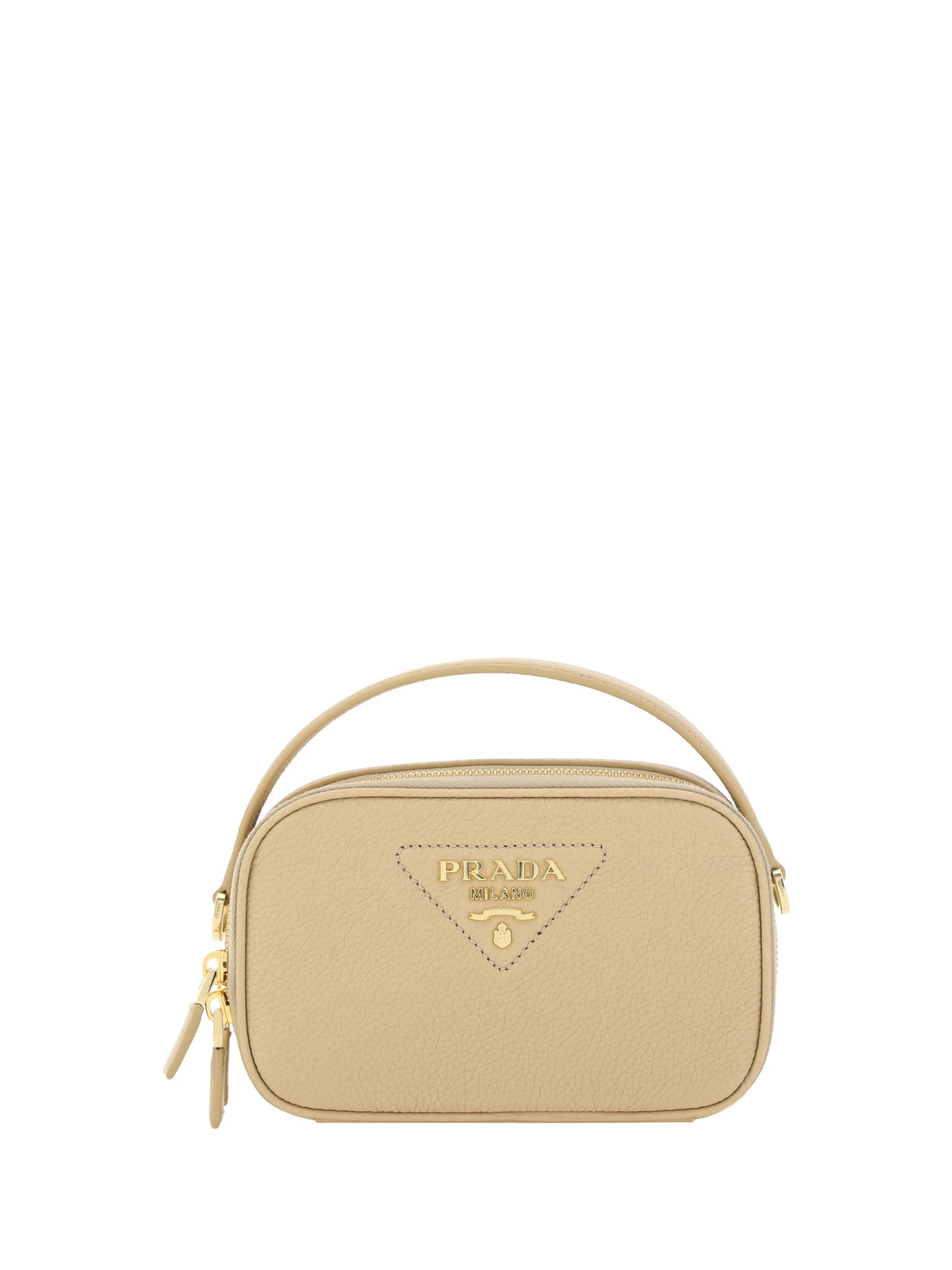 Prada Double Zip Bandoliera Crossbody Bag