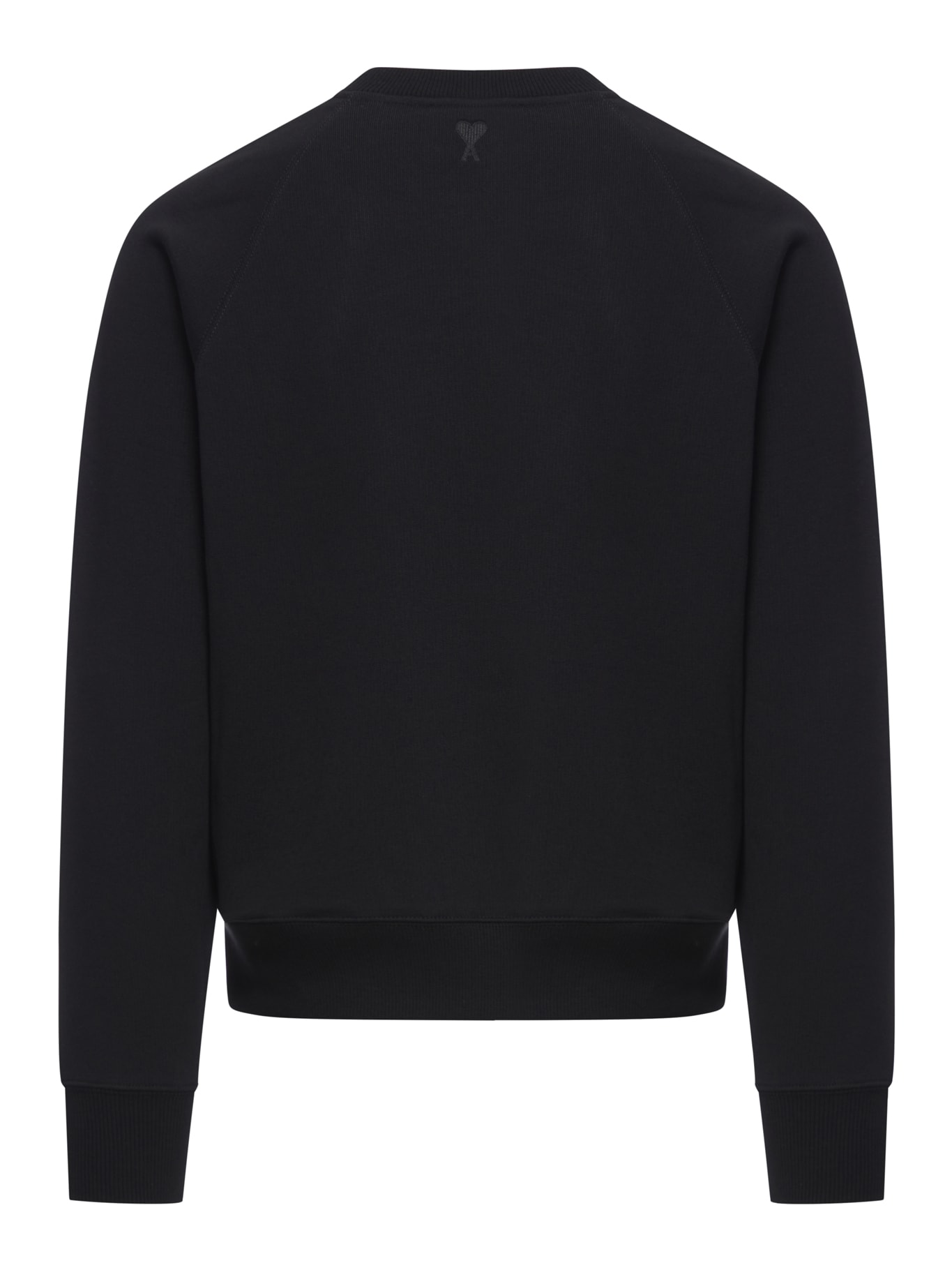 Shop Ami Alexandre Mattiussi Sweatshirt Ami Am In Black