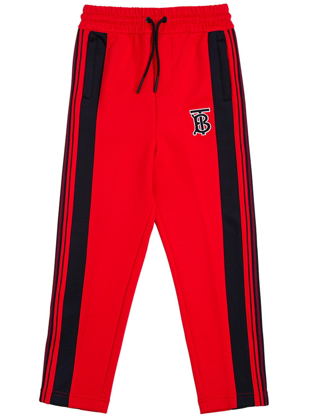 Burberry Stretch Jersey Trousers With Monogram Detail