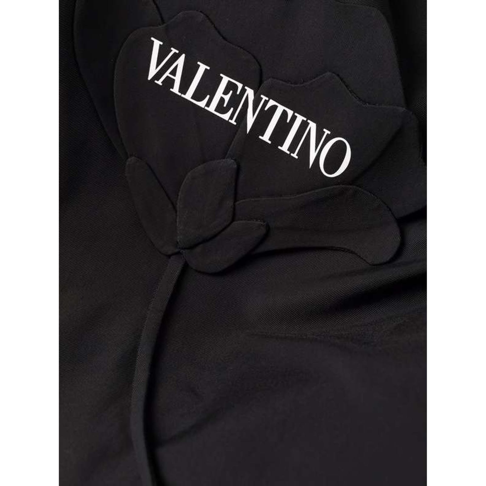 Shop Valentino Logo Field Jacket In Black