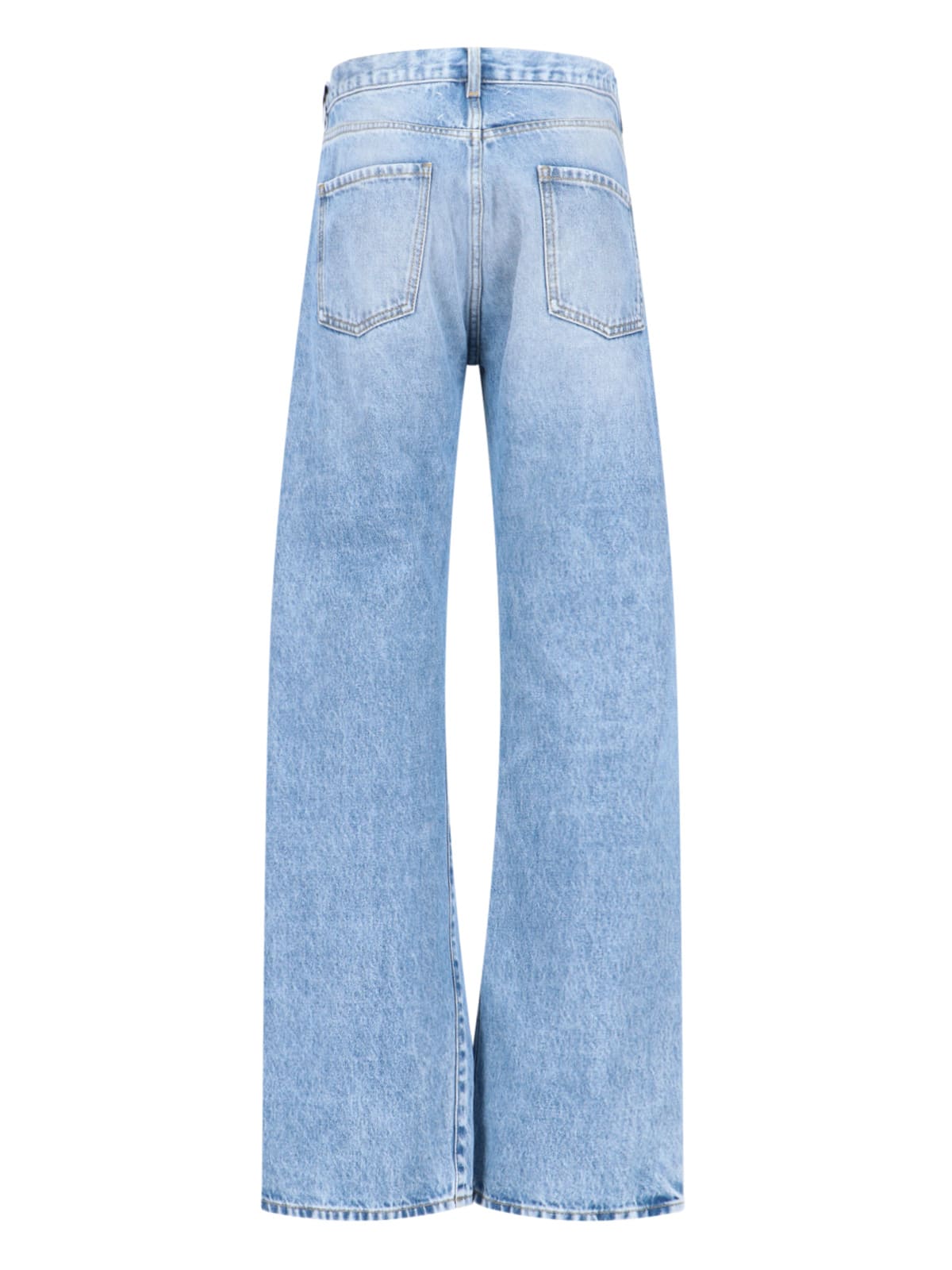 Maison Margiela Straight Leg Jeans With Contrasted Pockets Clothing In Blue