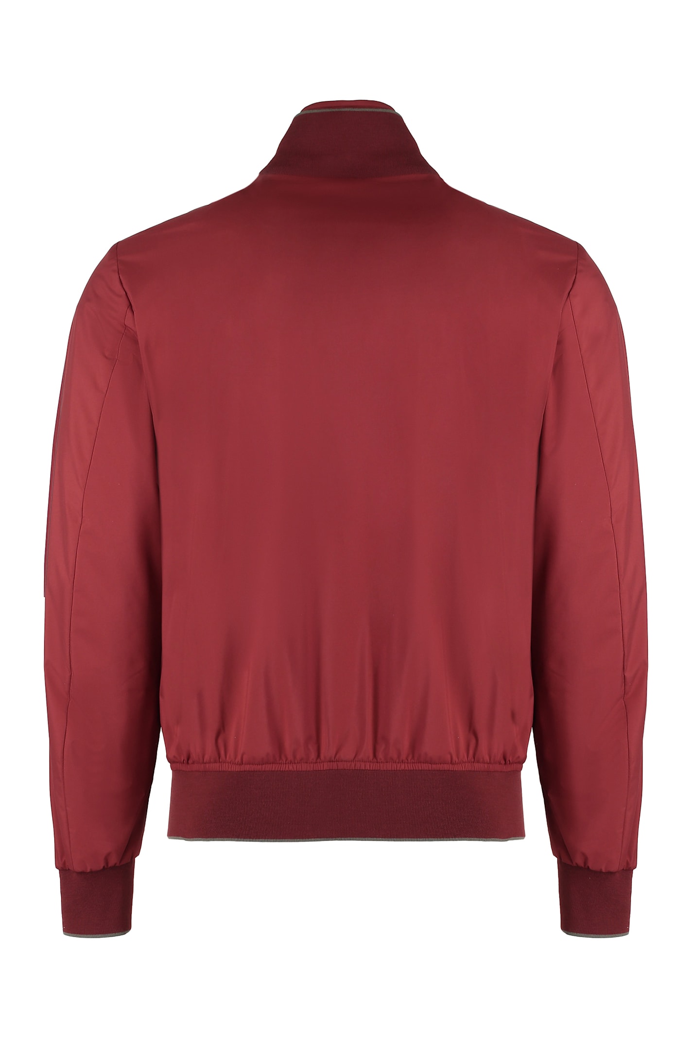 Moorer Claudio Techno Fabric Jacket In Red