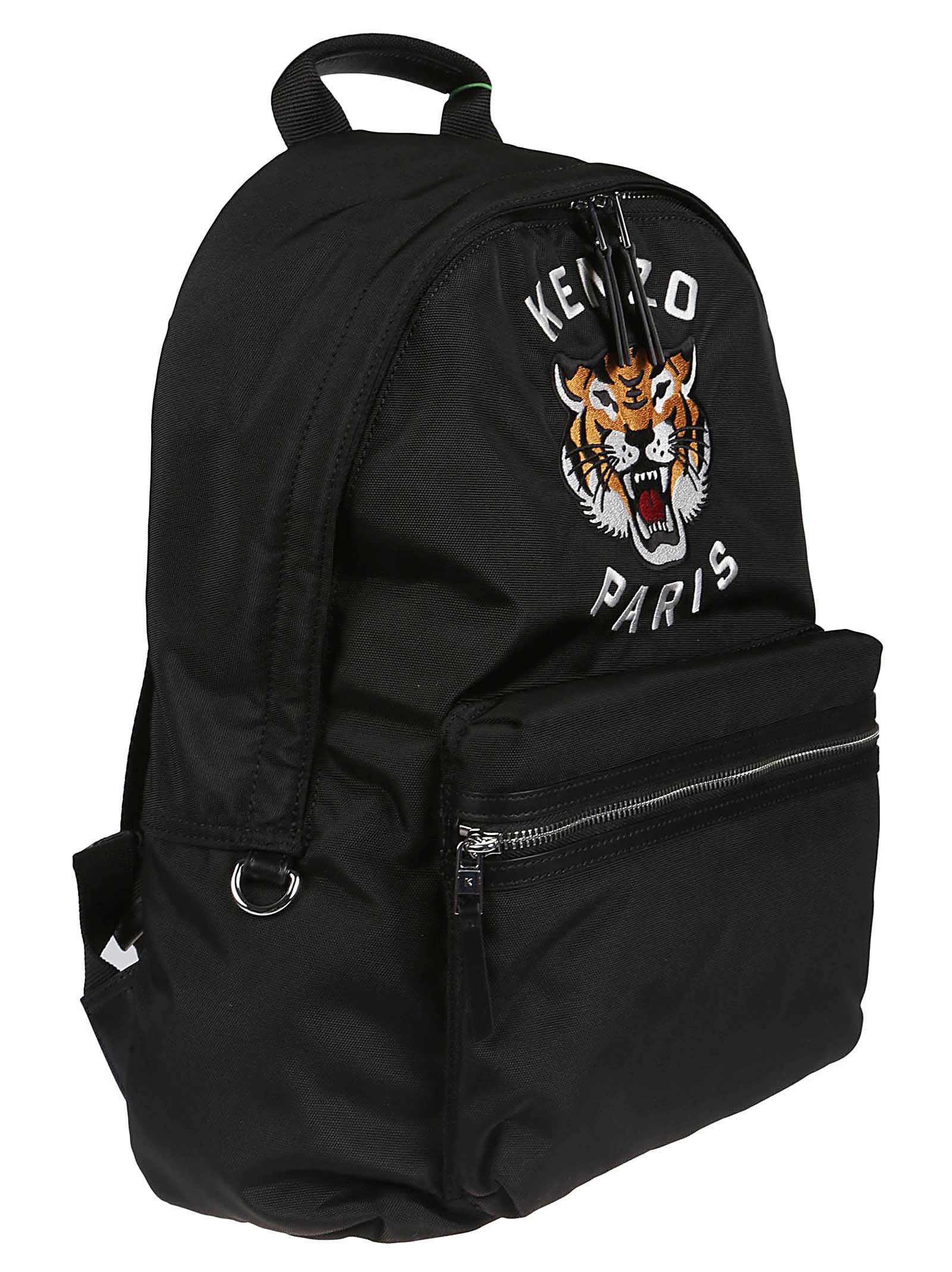 Shop Kenzo Varsity Backpack In Noir