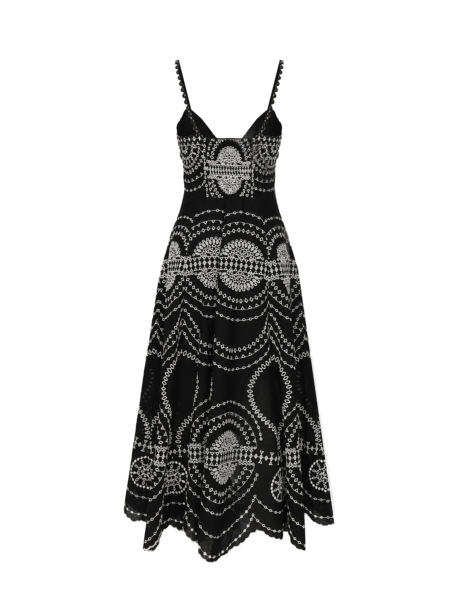 Charo Ruiz 'catta' Ankle-length Dress In Black