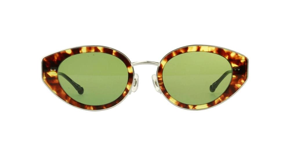 Shop Matsuda M3120 - Tortoise / Brushed Silver Sunglasses In Tortoise/silver