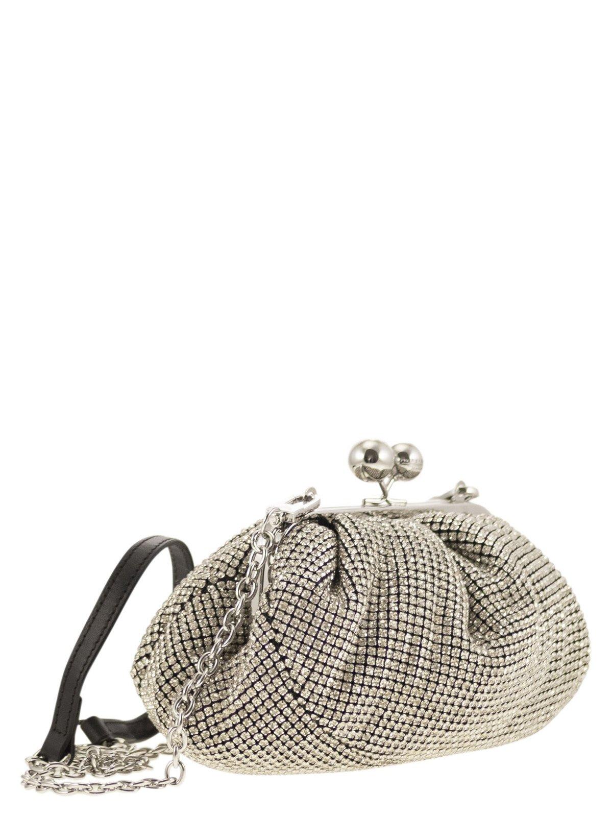 WEEKEND MAX MARA ALL-OVER EMBELLISHED PASTICCINO BAG 