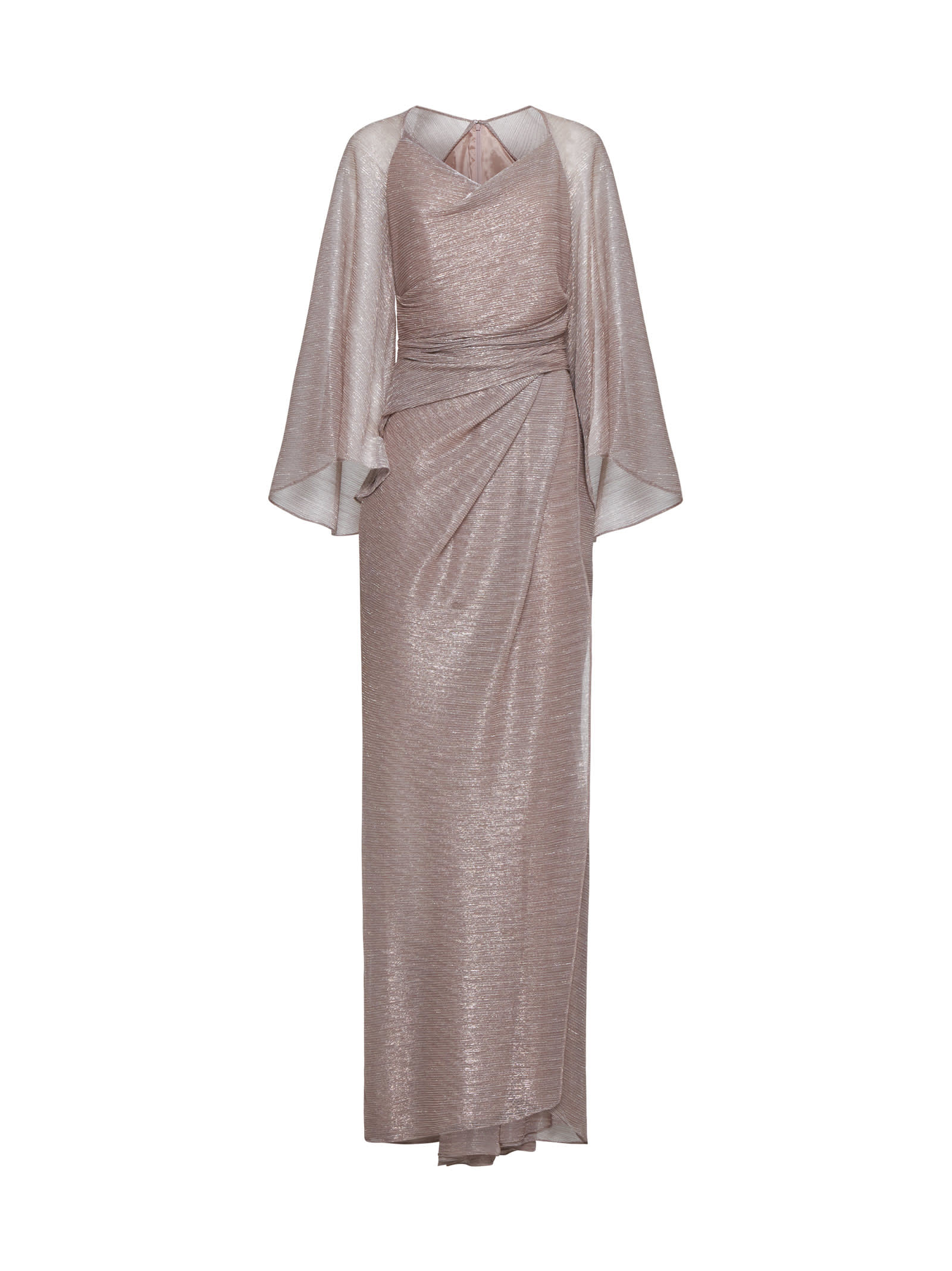 Shop Talbot Runhof Dress In Pink