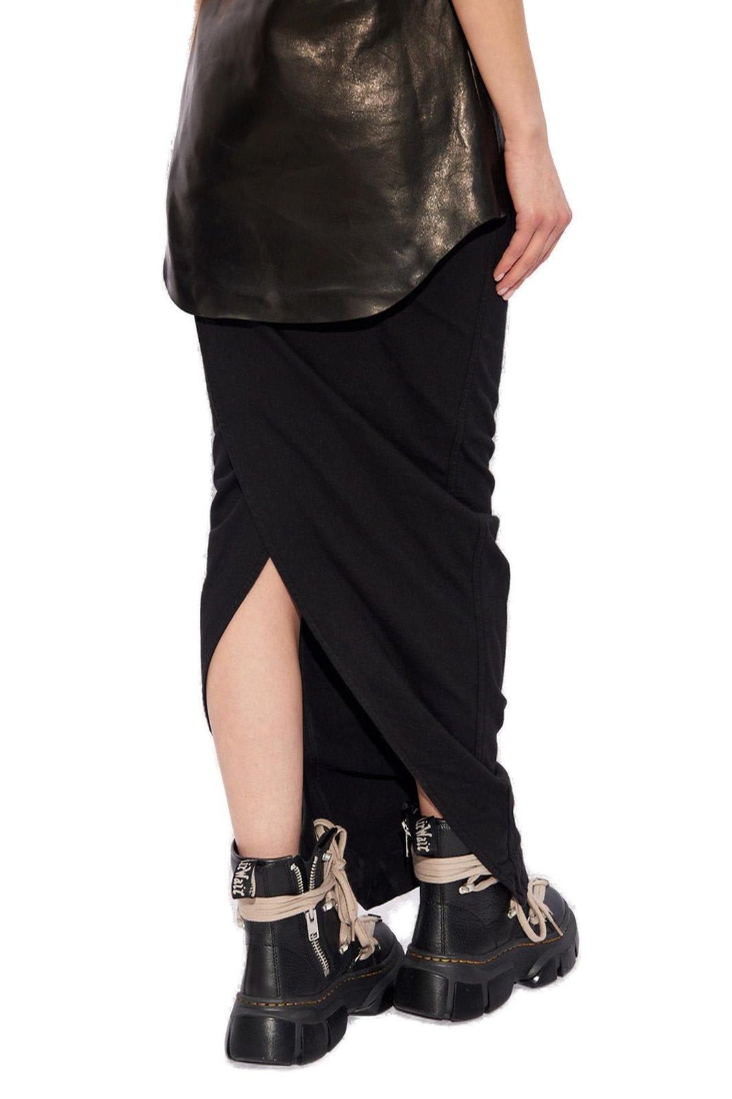 Shop Drkshdw Pull On Pillar Skirt In Black
