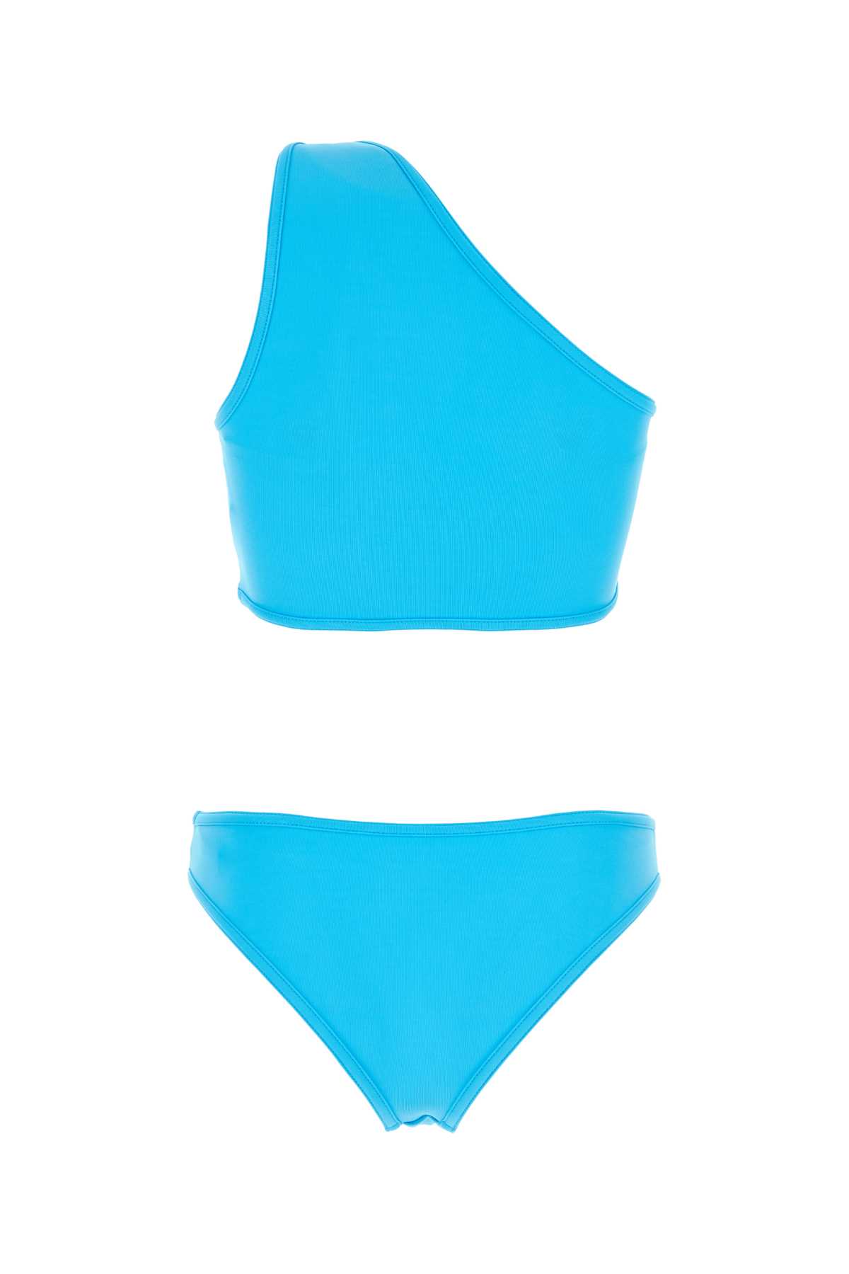 Bottega Veneta Turquoise Stretch Nylon Bikini In 4073