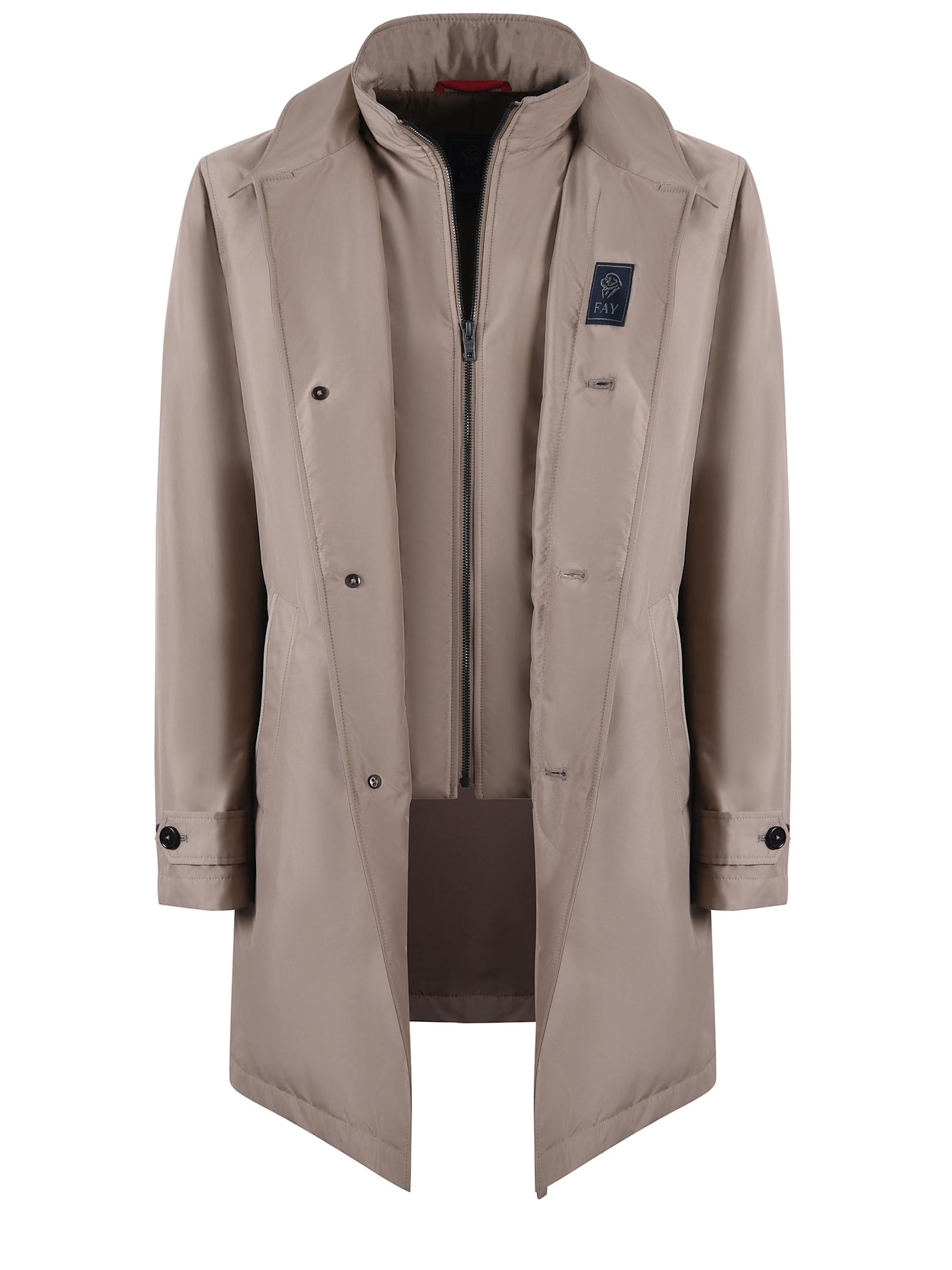 FAY FAY DOUBLE FRONT NYLON JACKET 