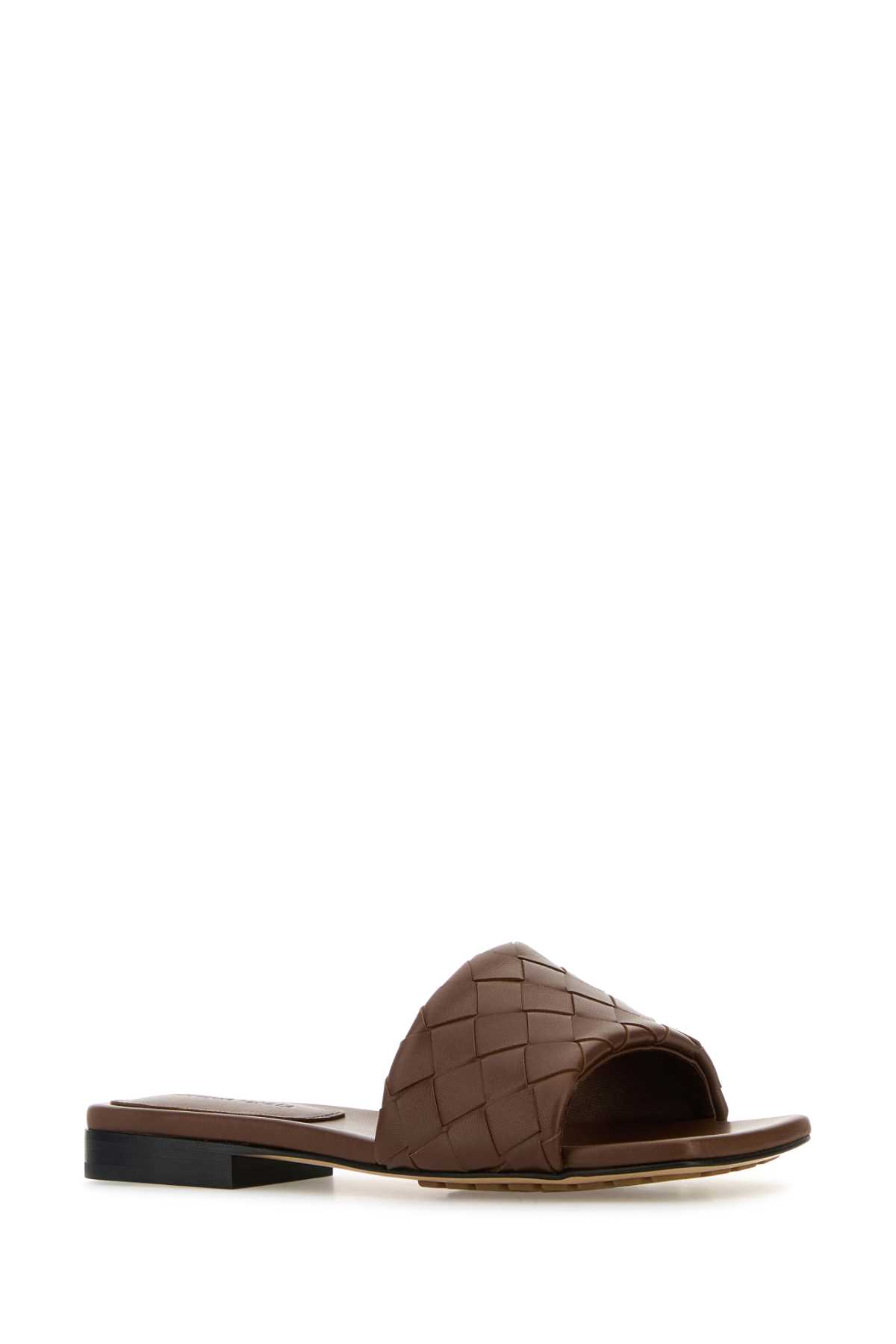【関税&送料込】Bottega Veneta Brown Leather Parco Slippers Bottega Veneta Women Brown Leather Parco Slippers | ModeSens