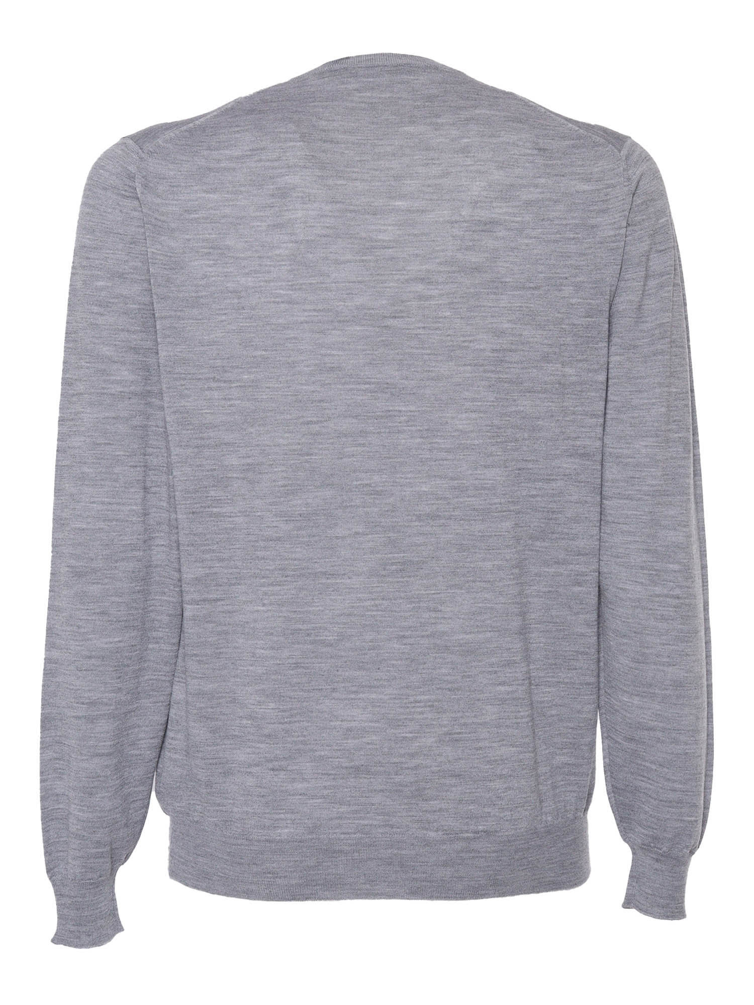 Shop Fedeli Gray Pullover In Cool Wool In Multicolor