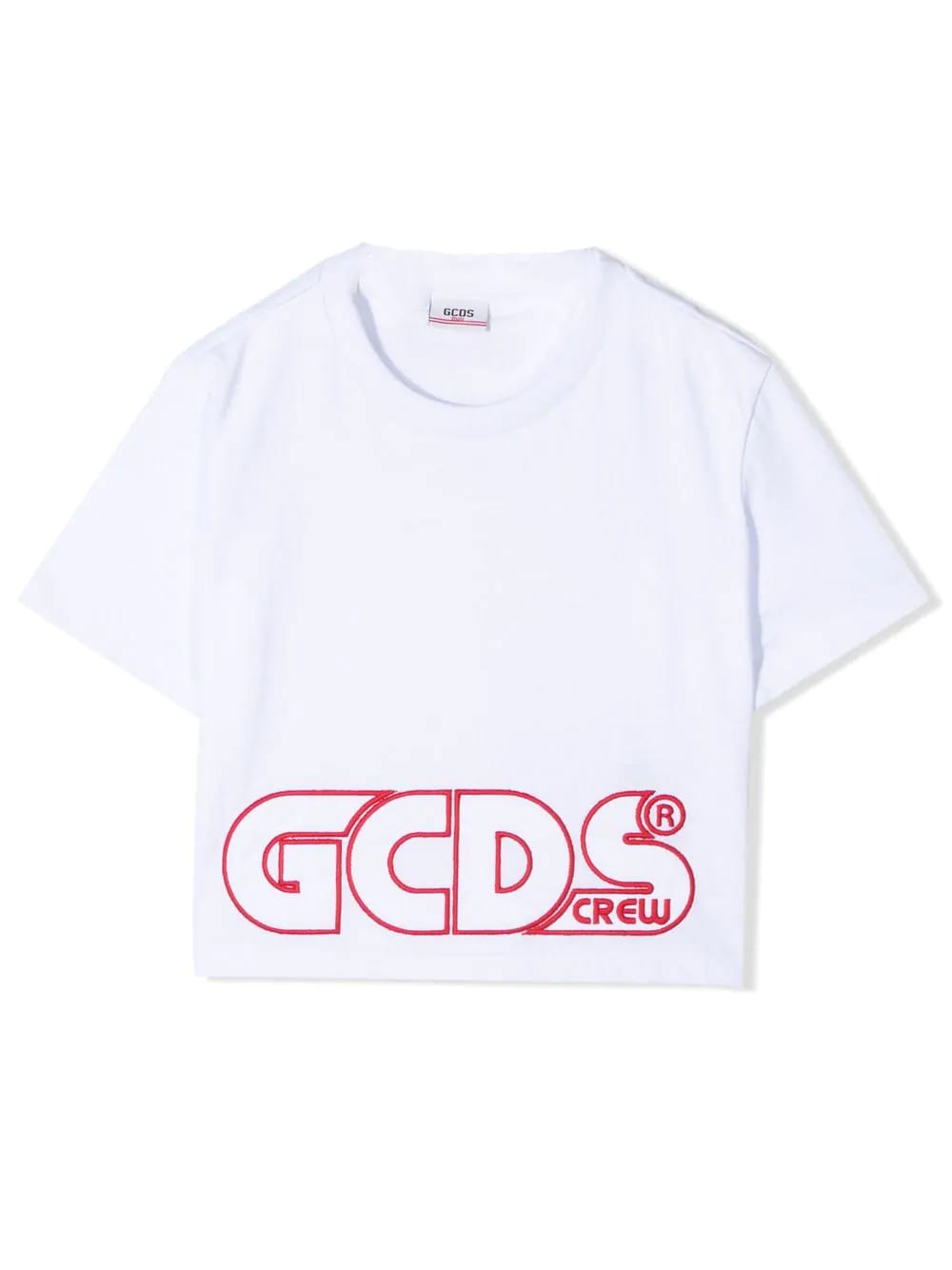 GCDS MINI T-SHIRT WITH EMBROIDERY,027592 001