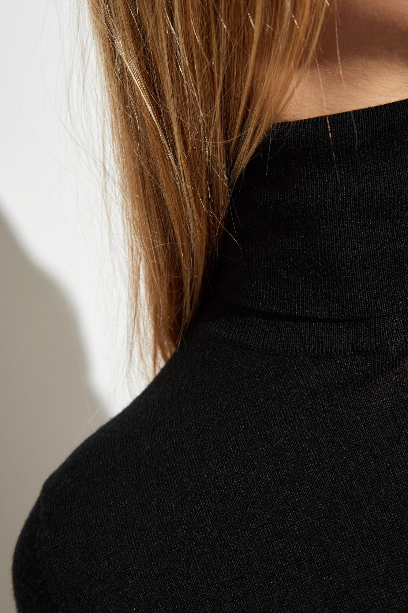 Totême Toteme Double Sleeve Turtleneck Clothing In Black