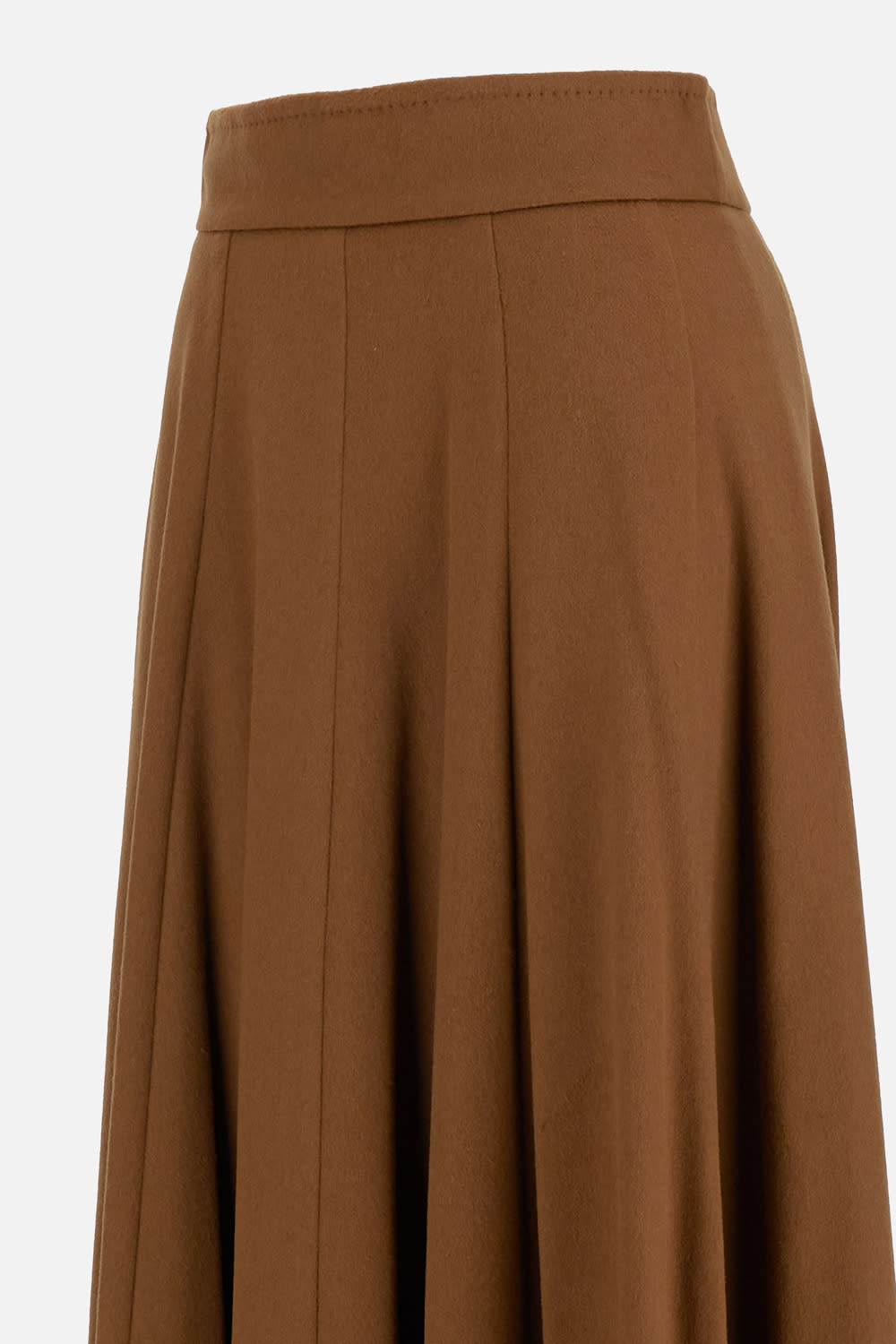 Max Mara Sagra Maxi Skirt In Brown