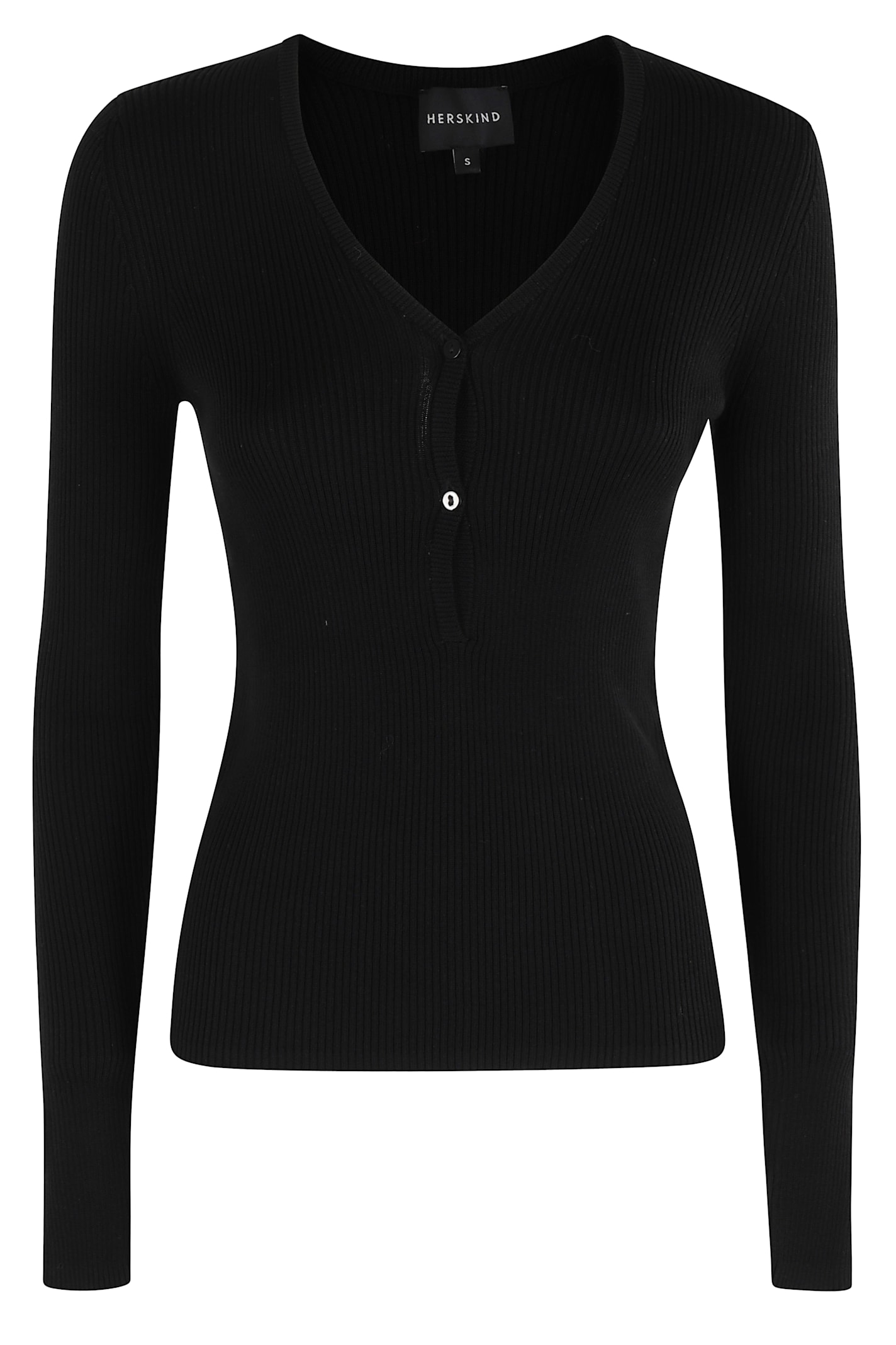 Herskind Oscar Knit Blouse In Black