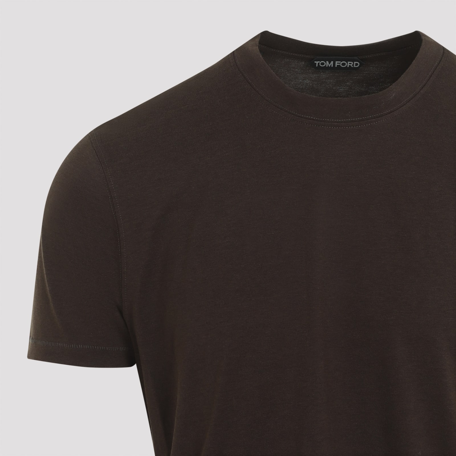 Shop Tom Ford T-shirt In Sable Brown