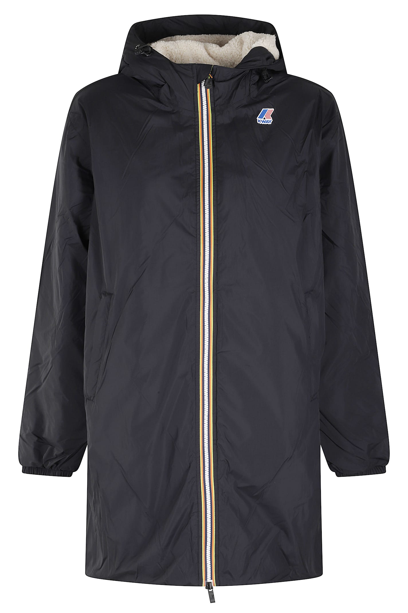 K-way Le Vrai 4.0 Eiffel East Orsett Down Jacket In Black