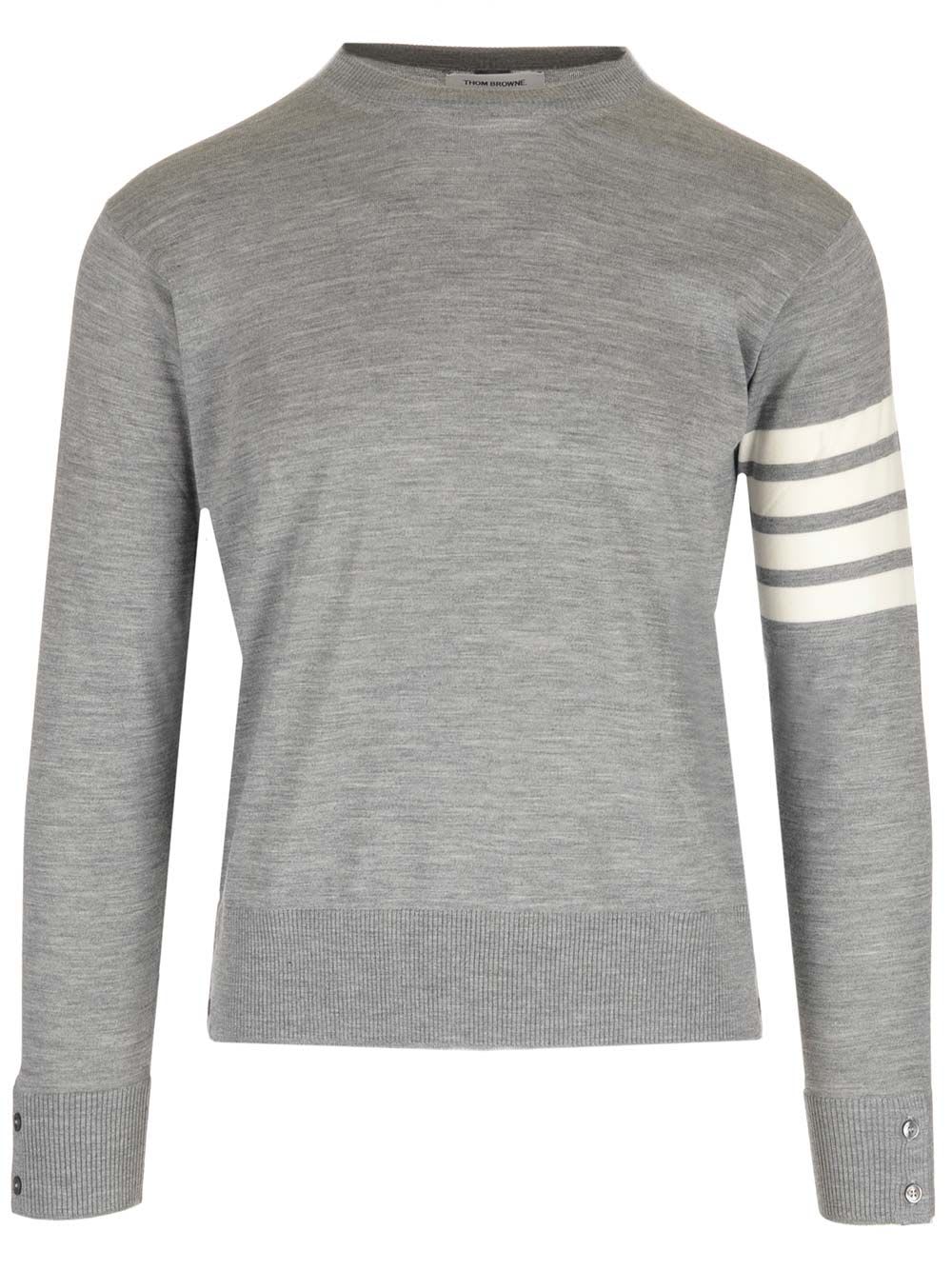 Thom Browne 4-bar Merino Wool Sweater