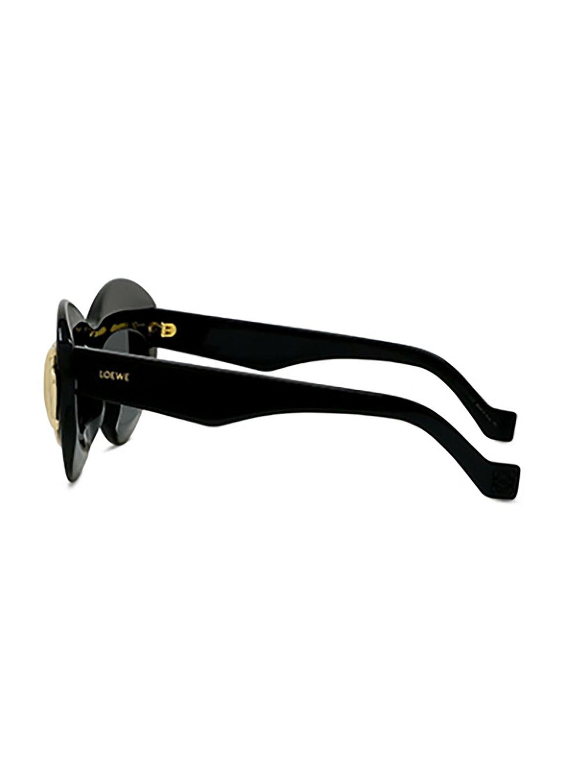 Shop Loewe Cat-eye Frame Sunglasses In 01a
