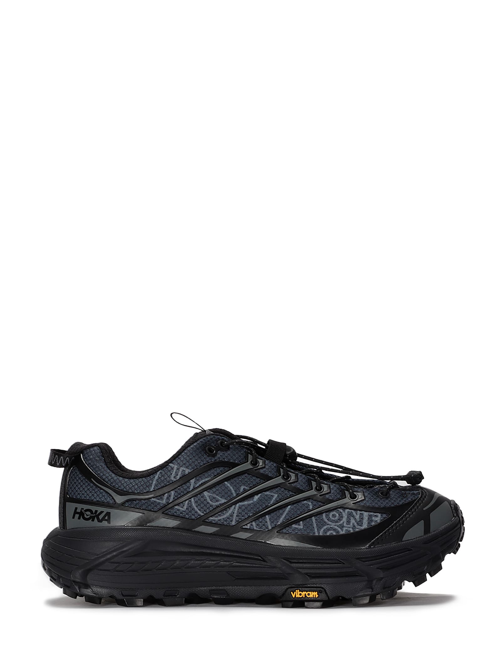 Hoka U Mafate Three2 Wordmark Sneakers In Black