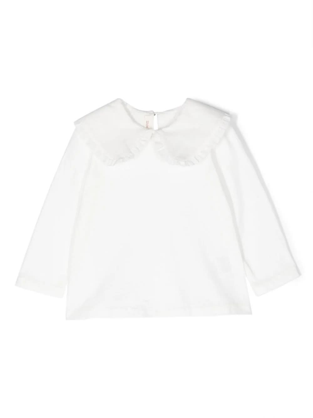 Zhoe &amp; Tobiah Babies' Blouse With Peter Pan Collar In White