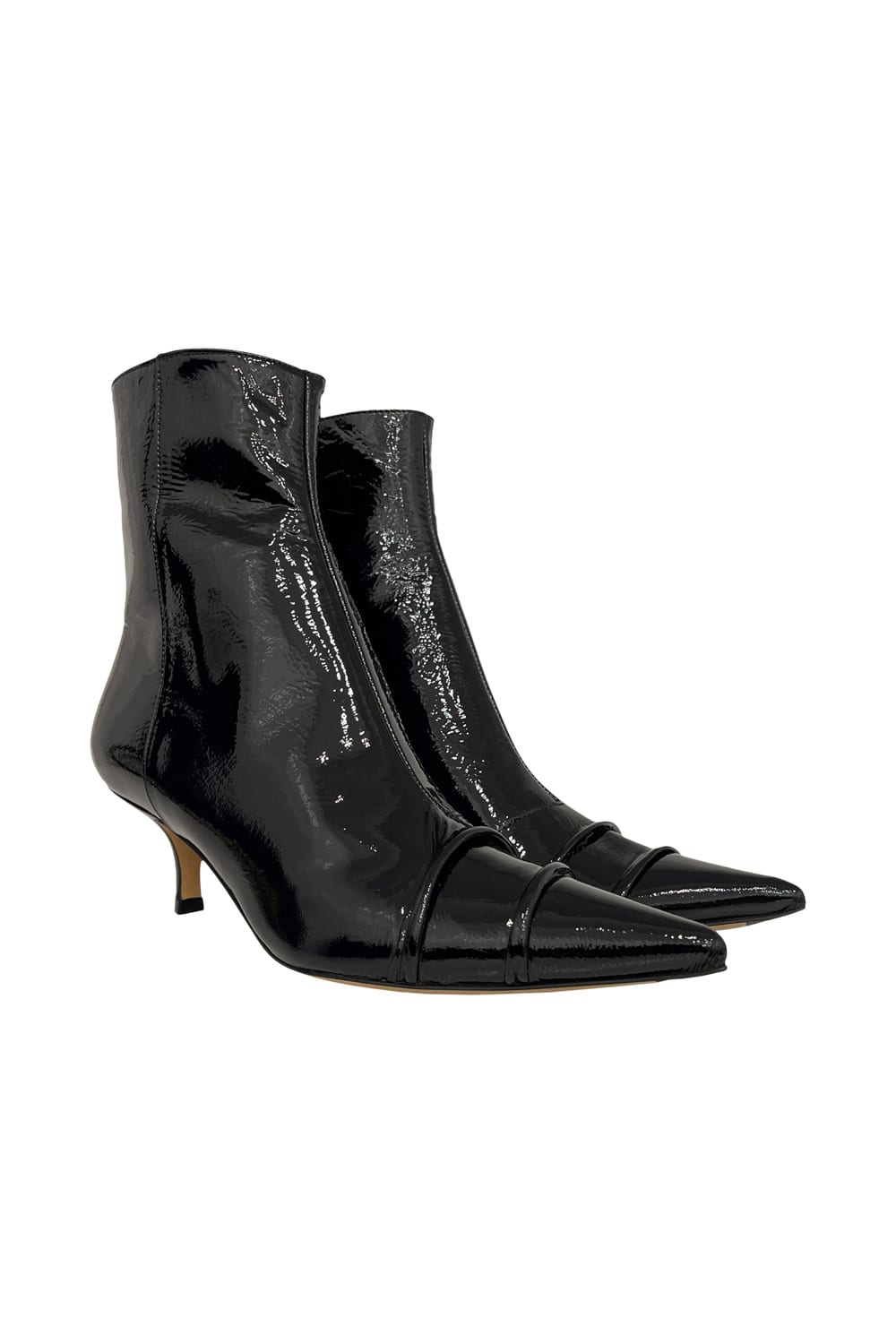 Maison Margiela Kinkies Ankle Boots In Black