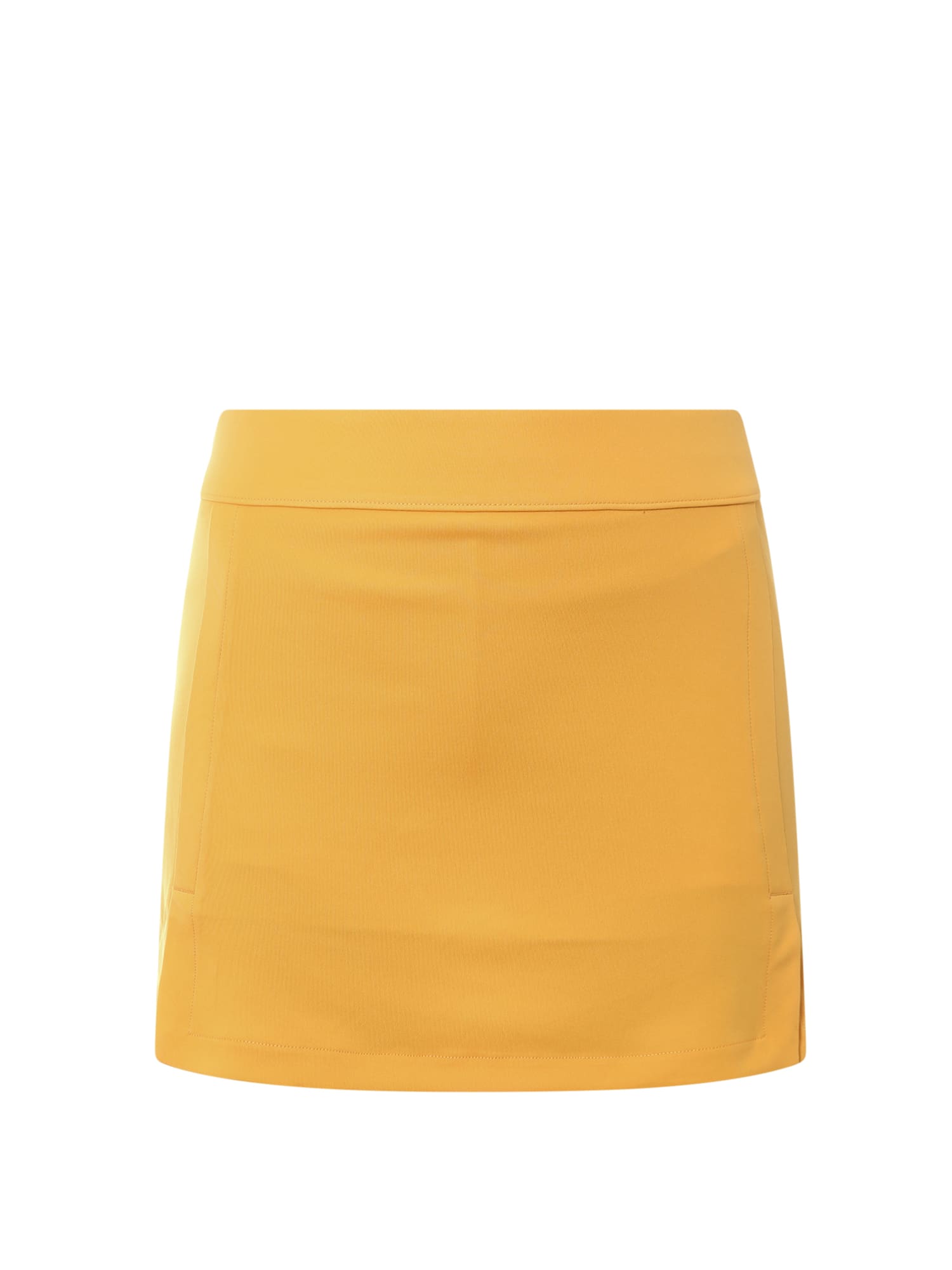 Shop J. Lindeberg Amelie Skirt In Yellow