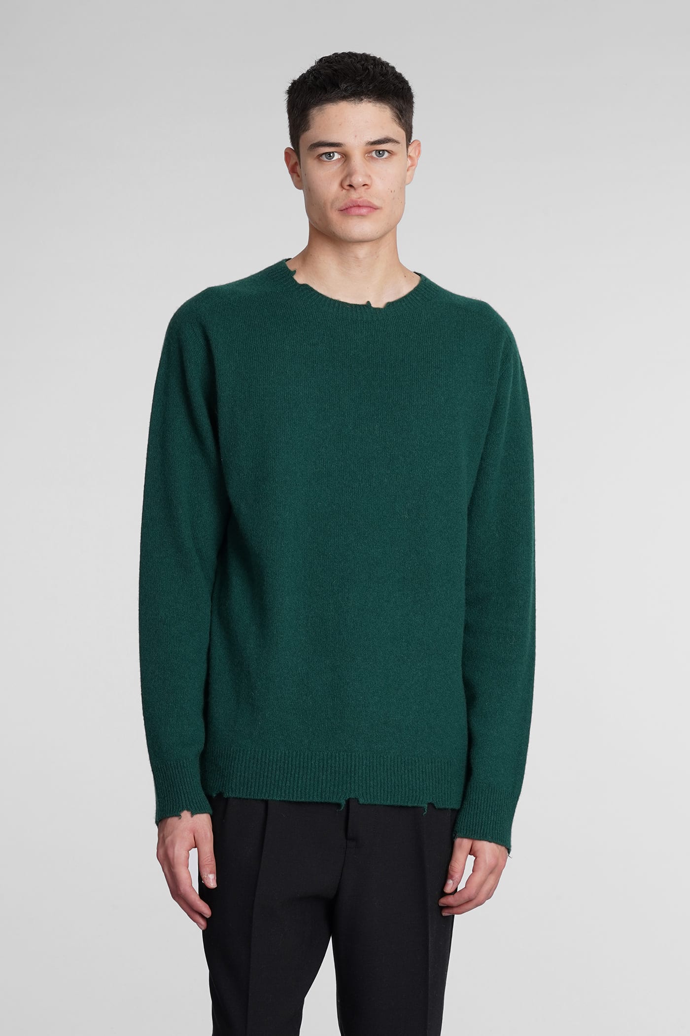 Mauro Grifoni Knitwear In Green Wool